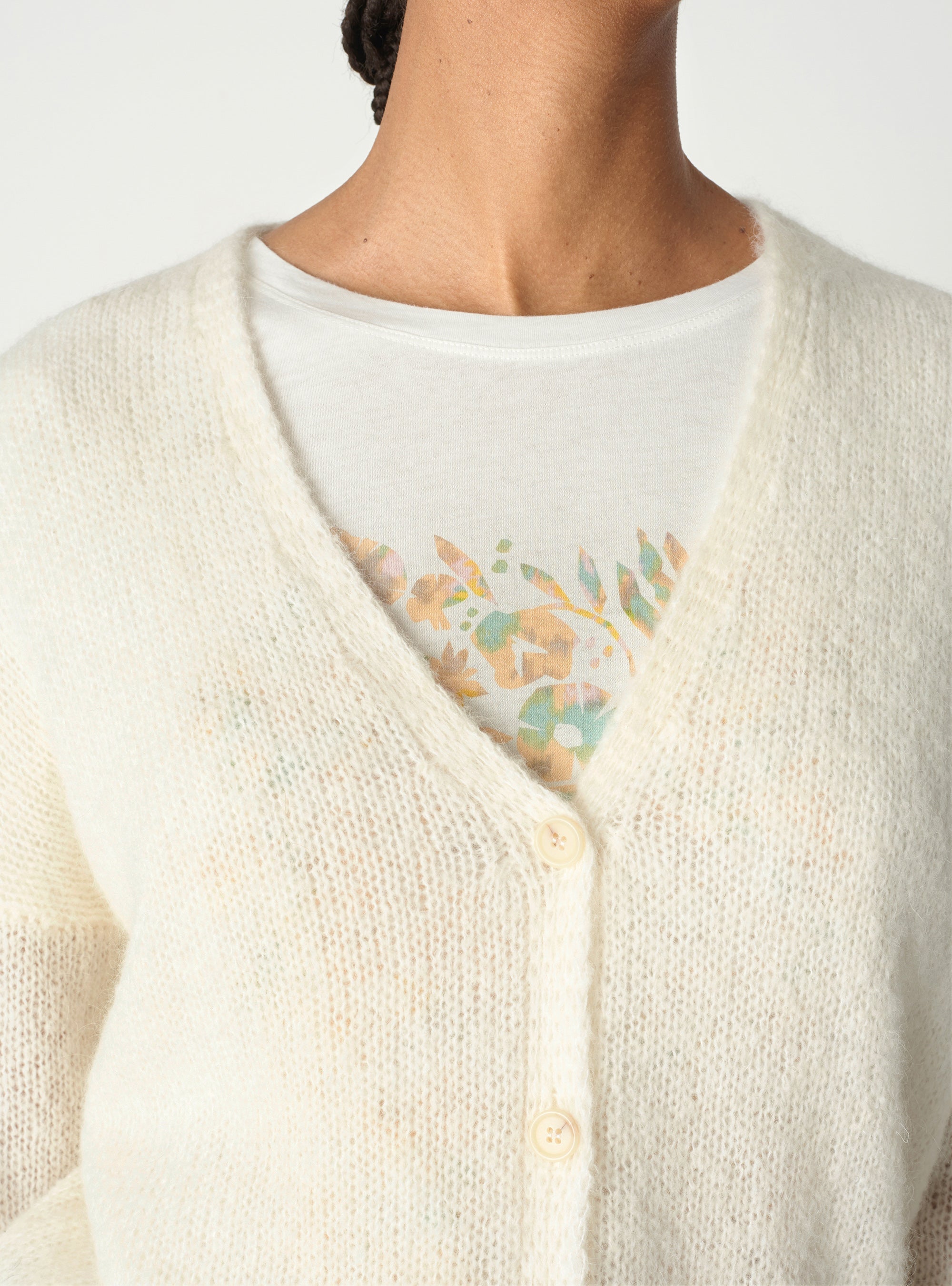 Cardigan Bianca acoté