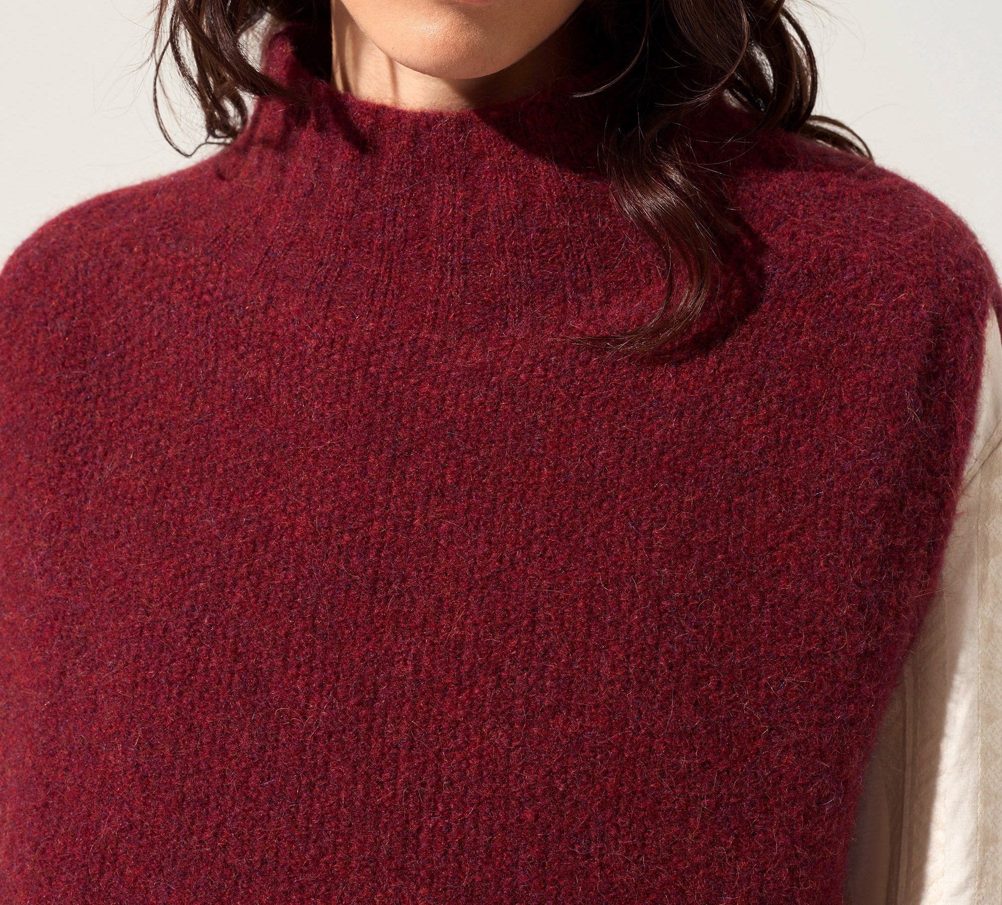 Sleeveless sweater