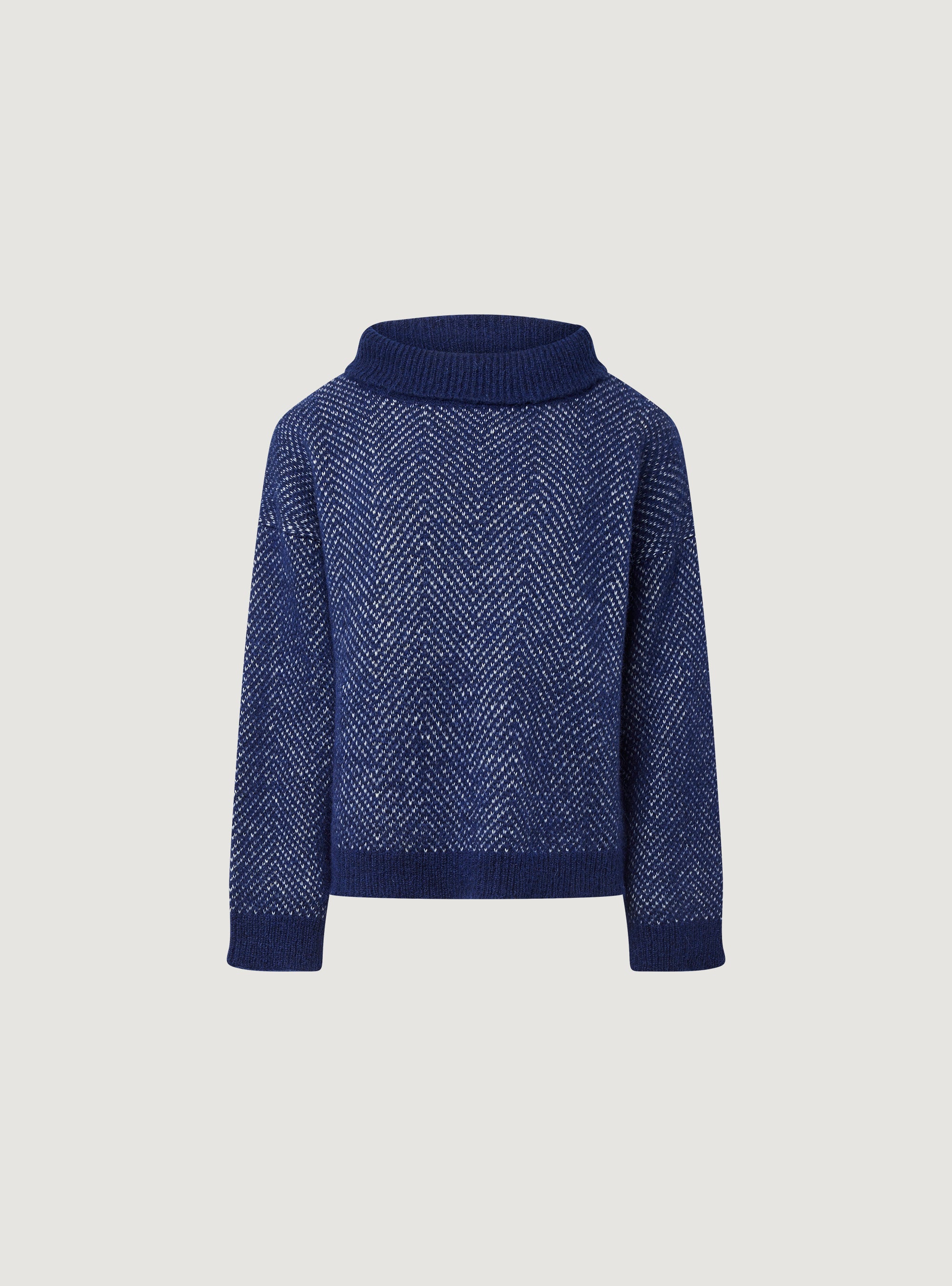 Pullover mit hohem Kragen