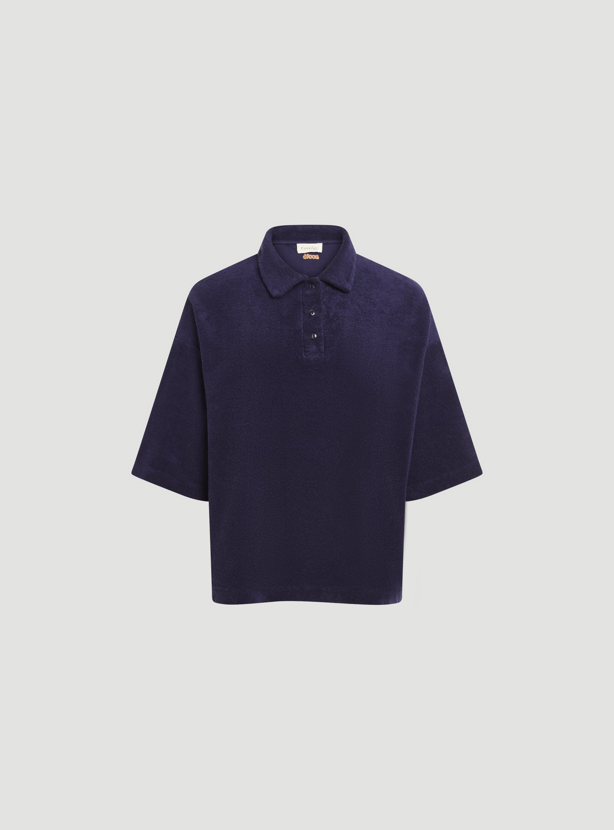 Frottee-Polo-T-Shirt