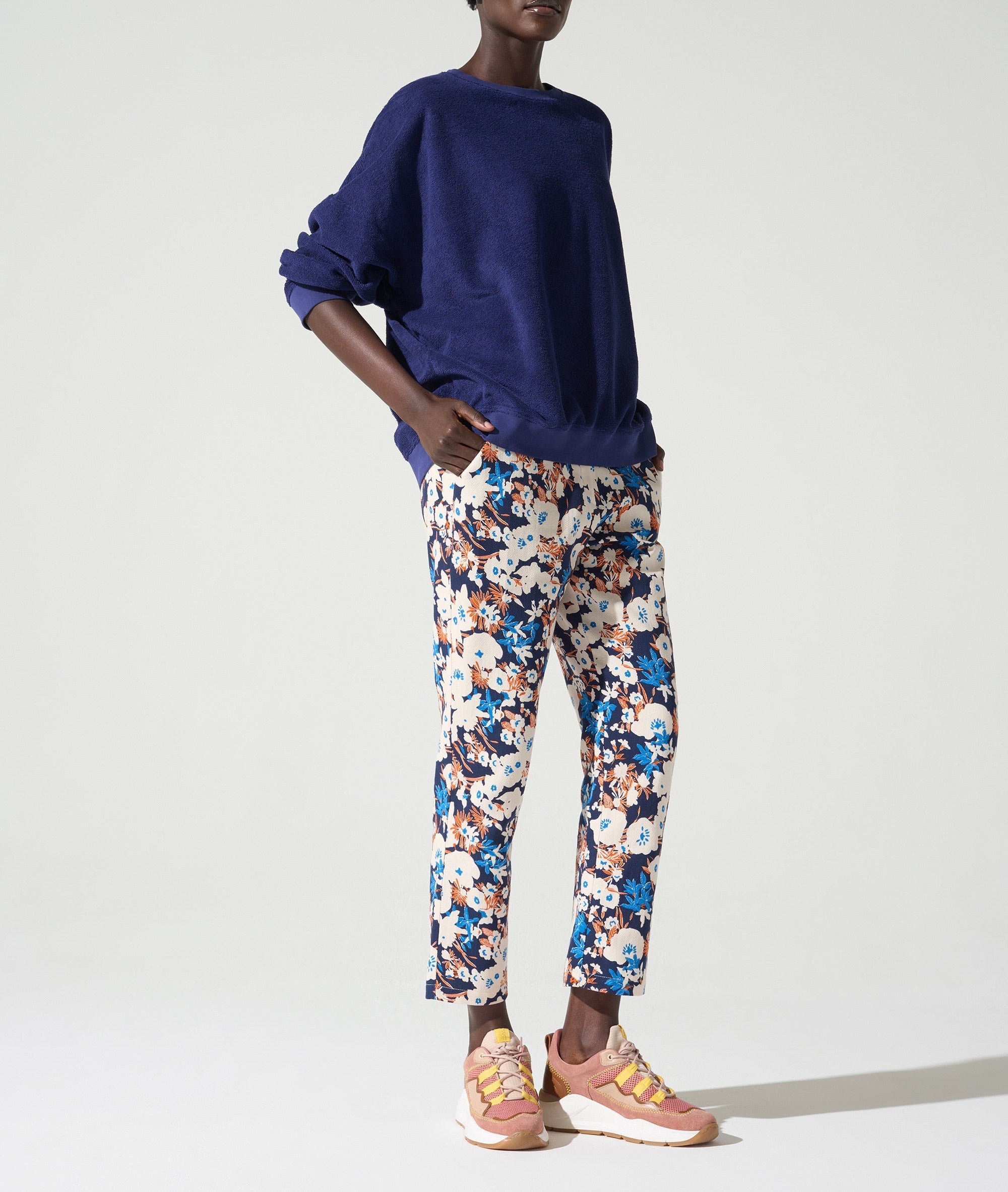 Sweatshirt éponge acoté