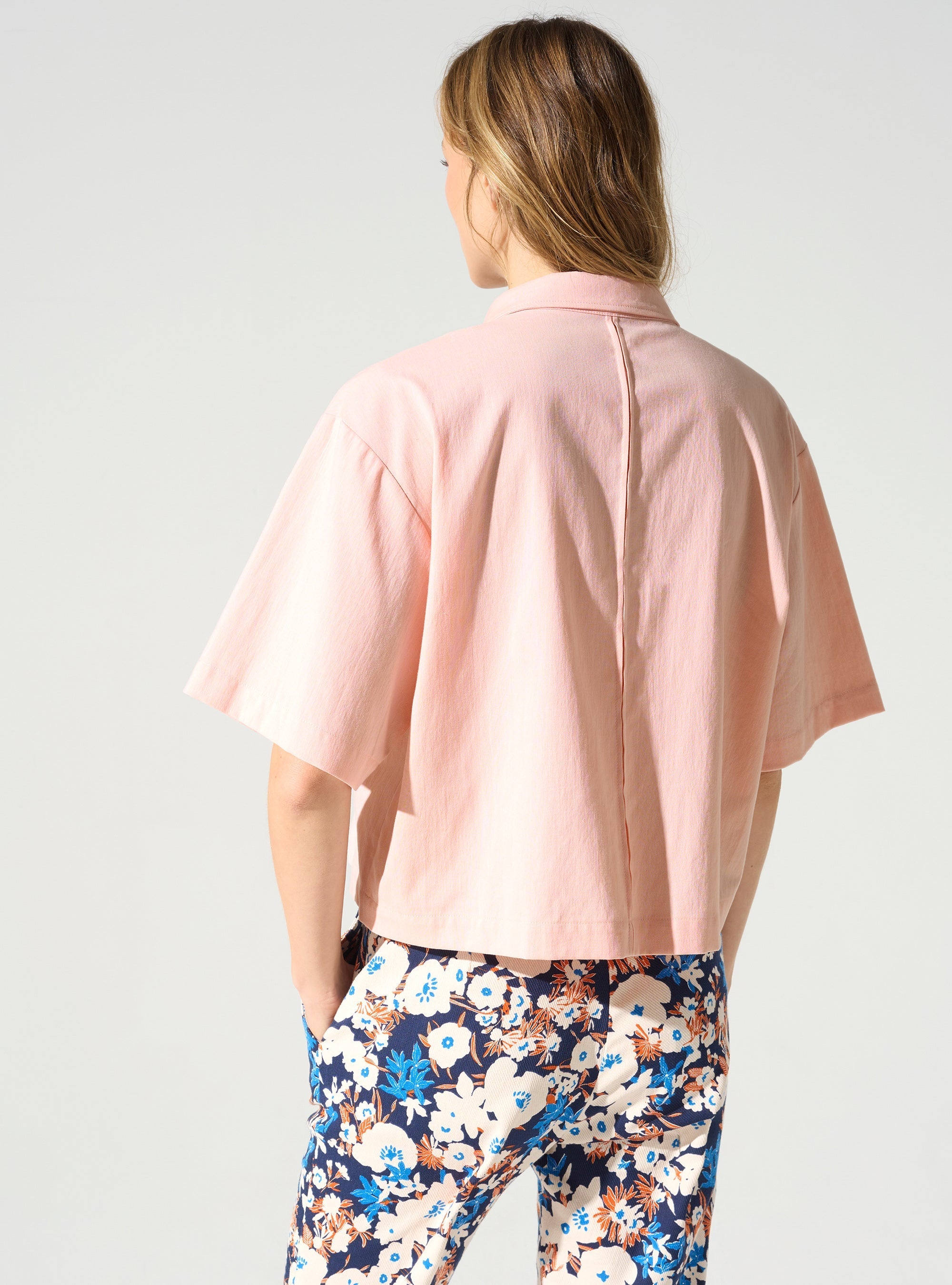 Chemise manches courtes acoté