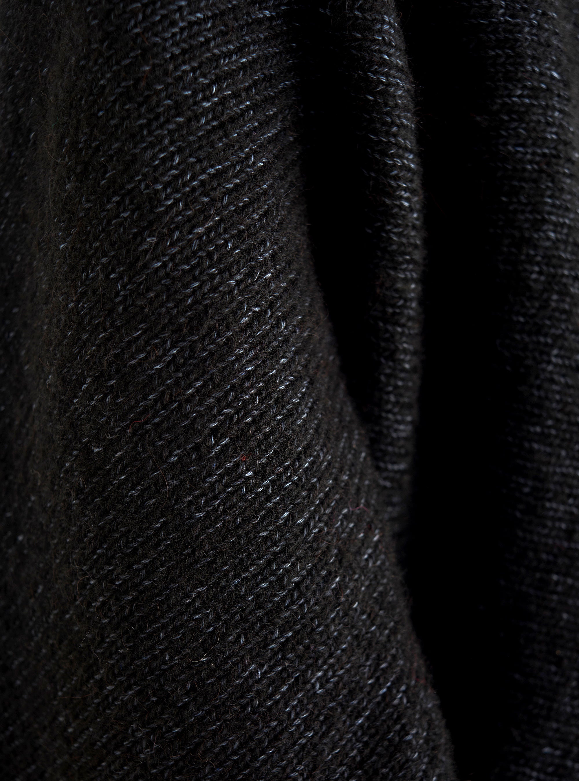 Cardigan sans manches en laine et coton