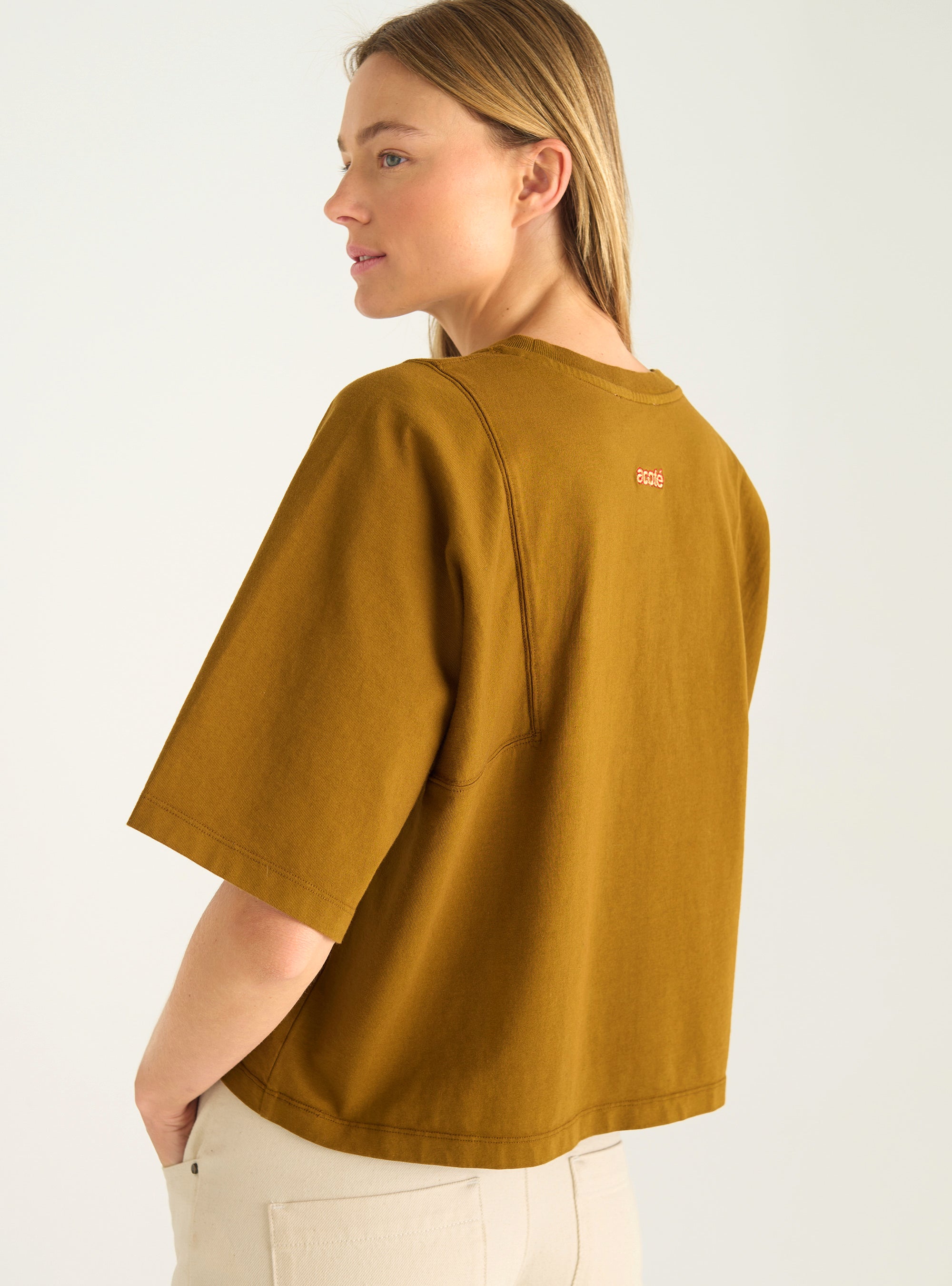 Kastenförmiges T-Shirt aus Bio-Baumwolle