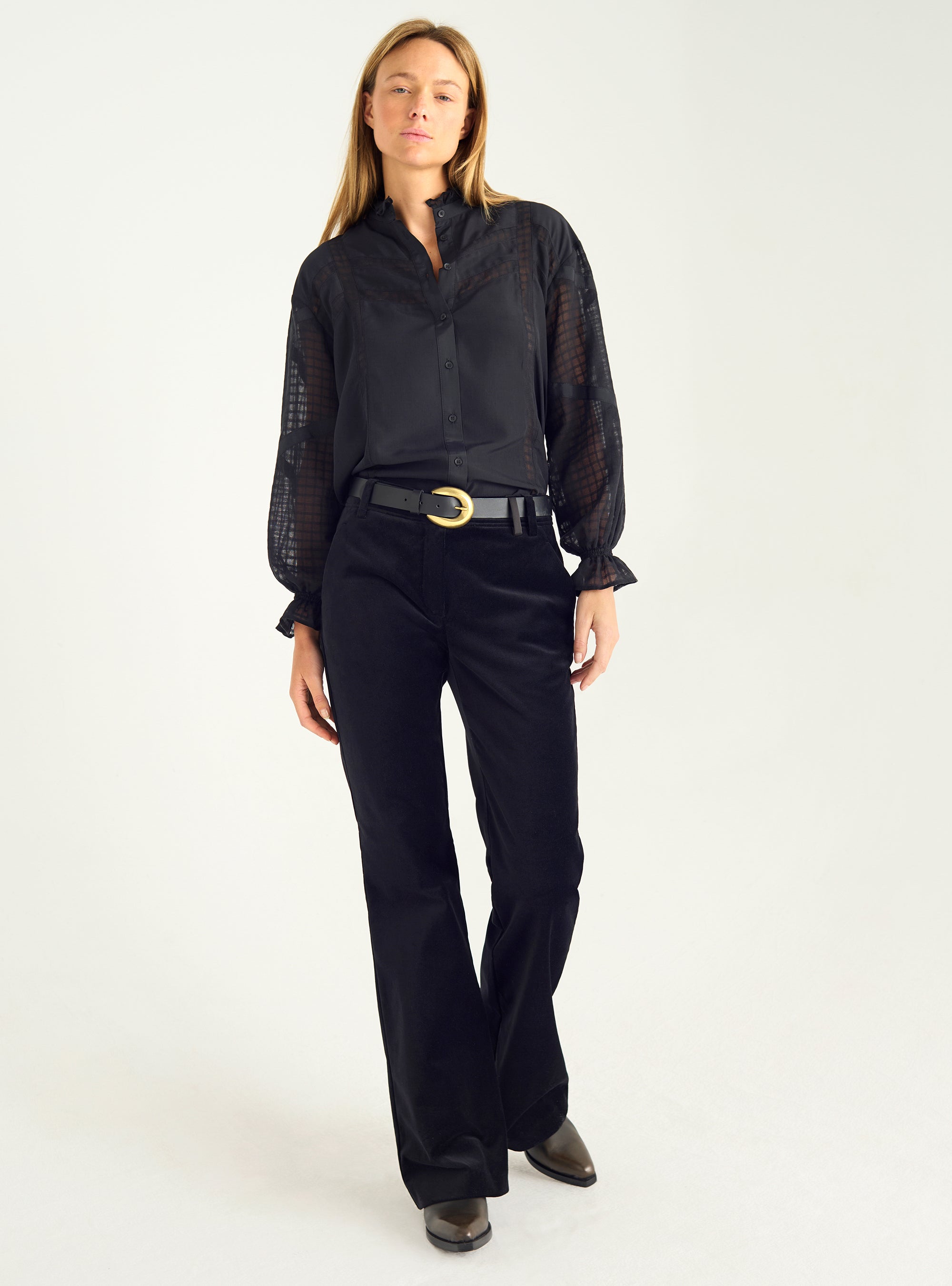Chemise ample en coton responsable
