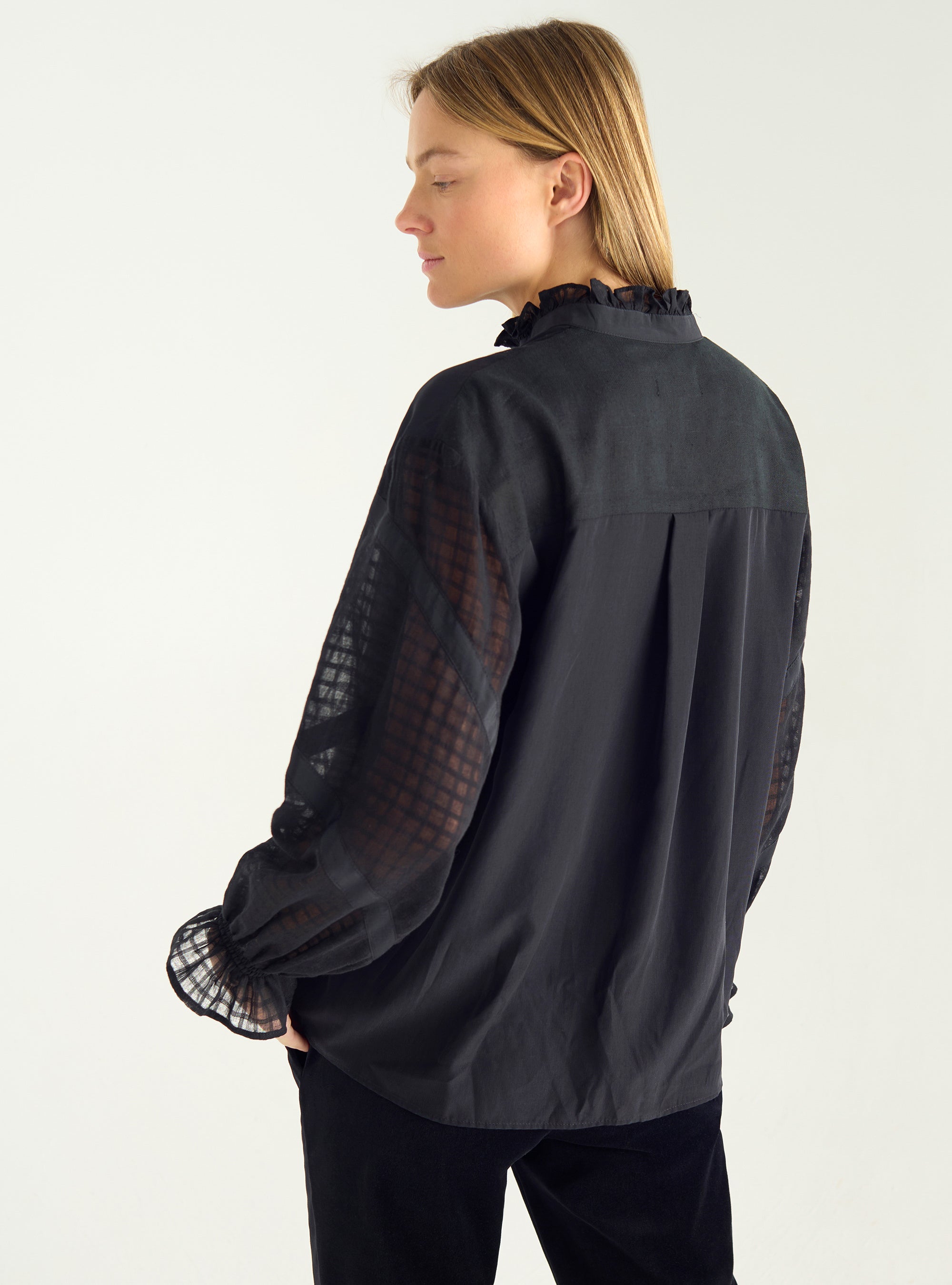 Chemise ample en coton responsable