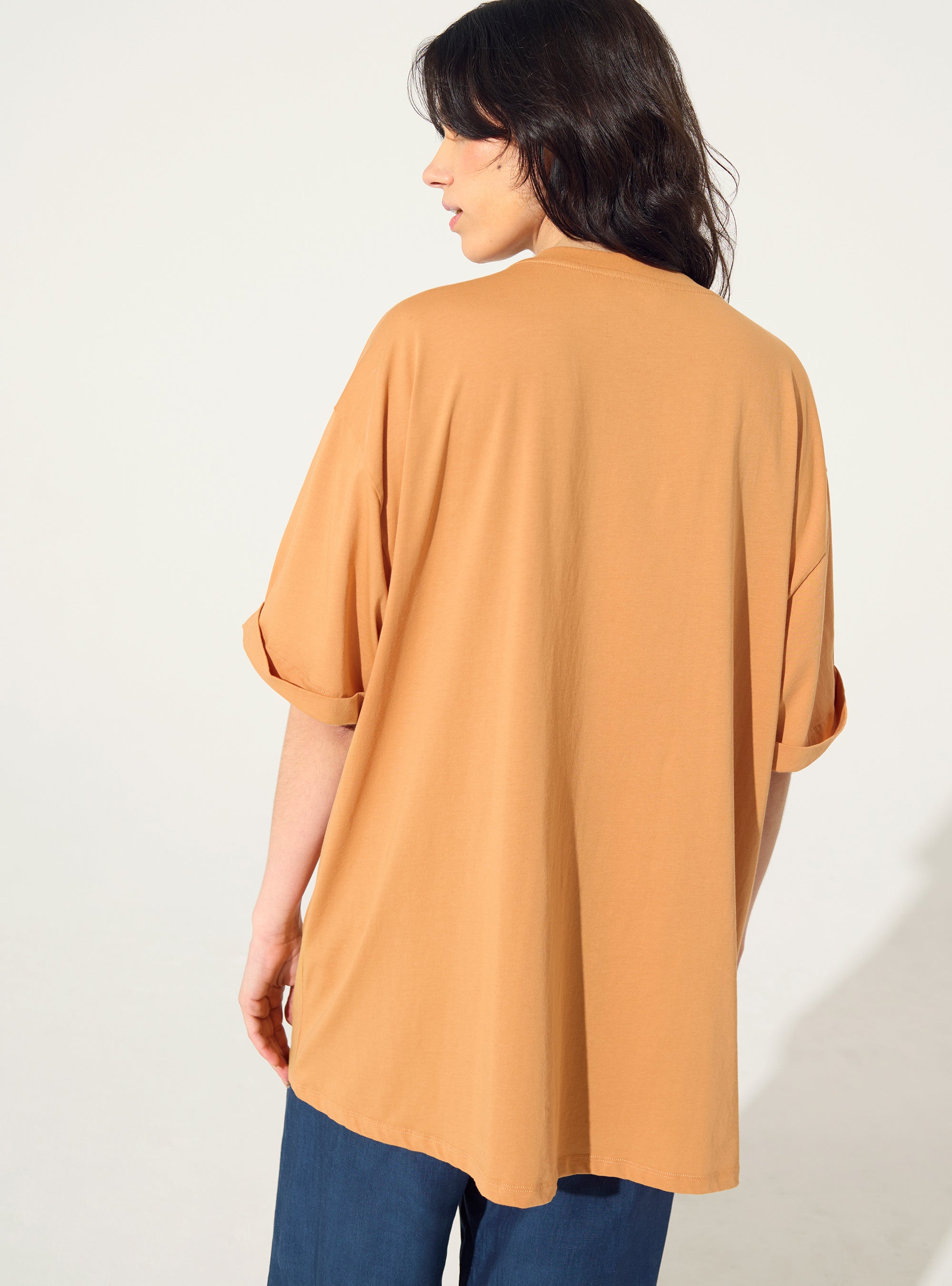 T-shirt en coton biologique orange