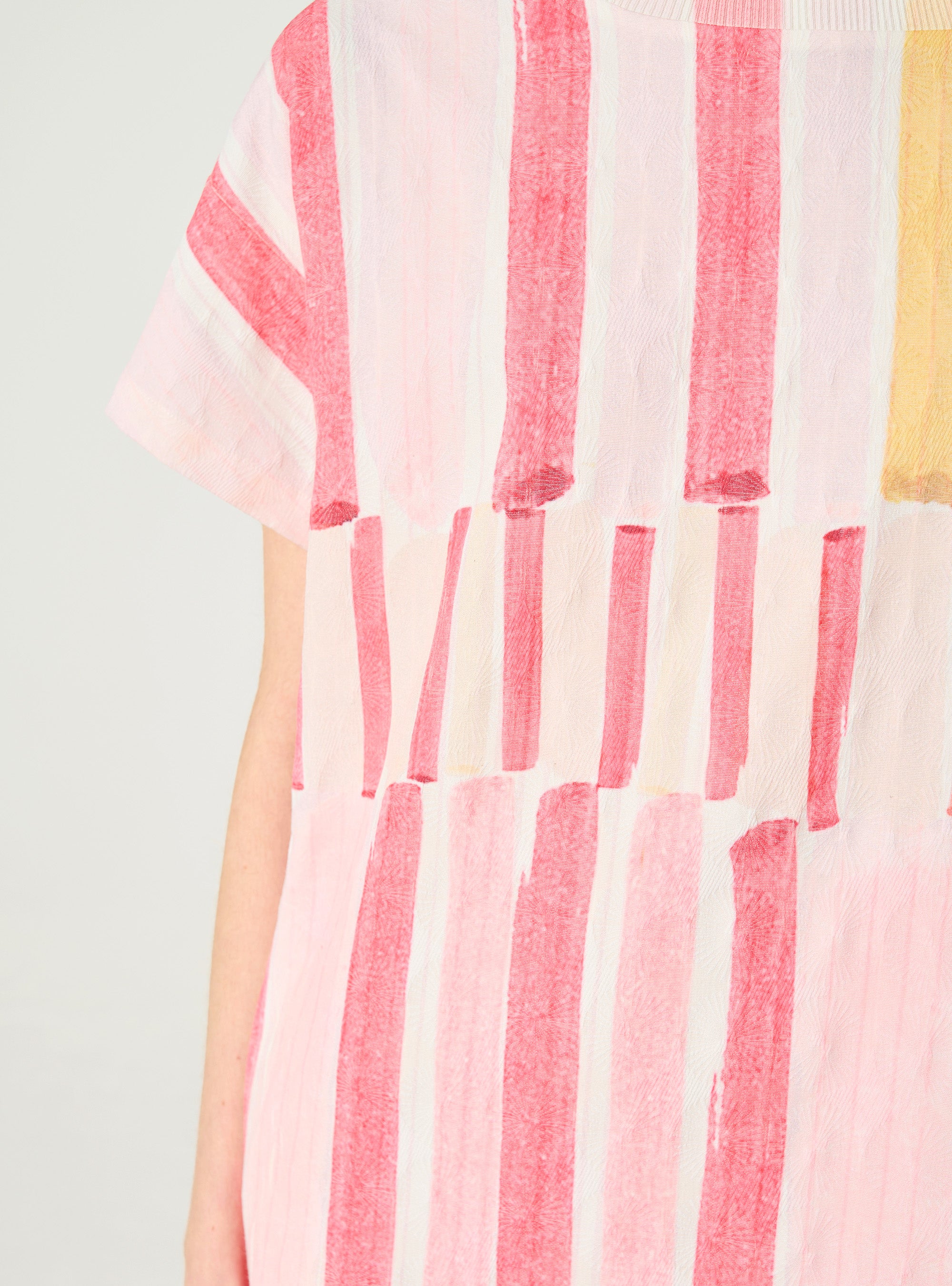 Pleated and stunning red dress