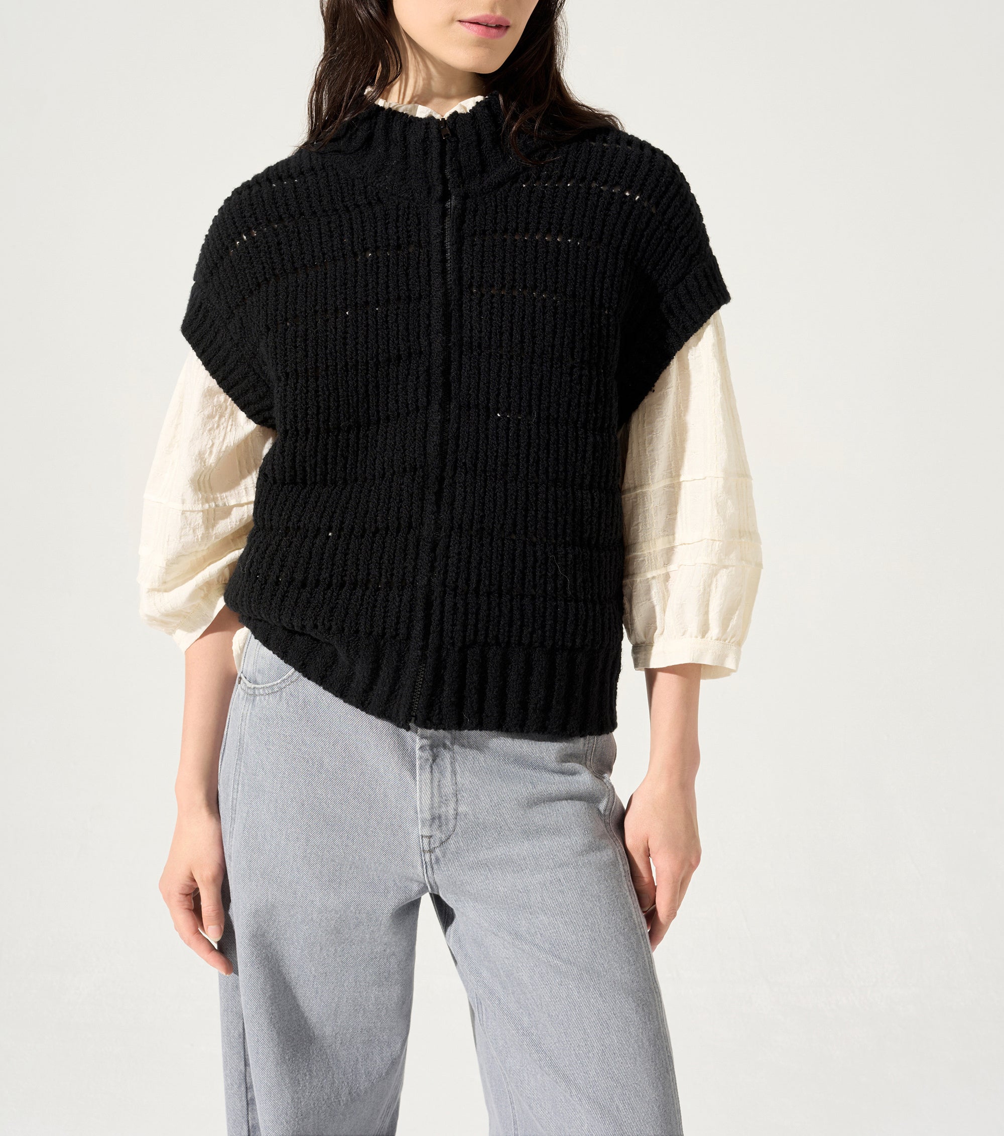 Cardigan Sans Manche