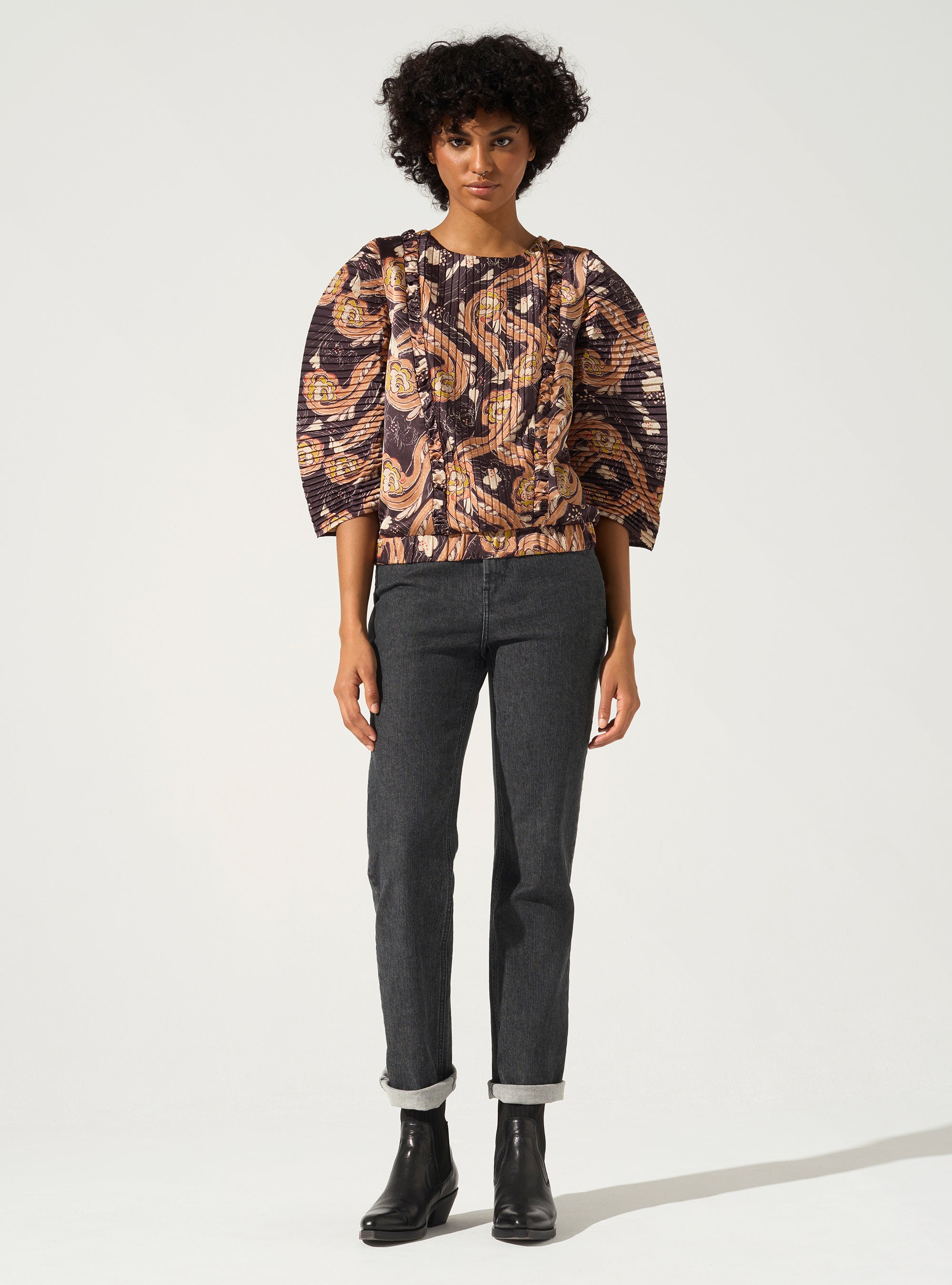 Blouse À Manches Ballons