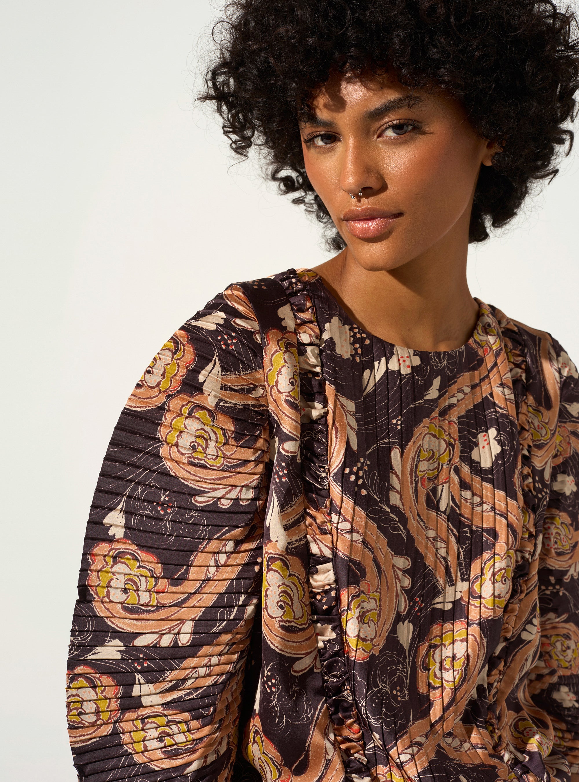 Blouse À Manches Ballons