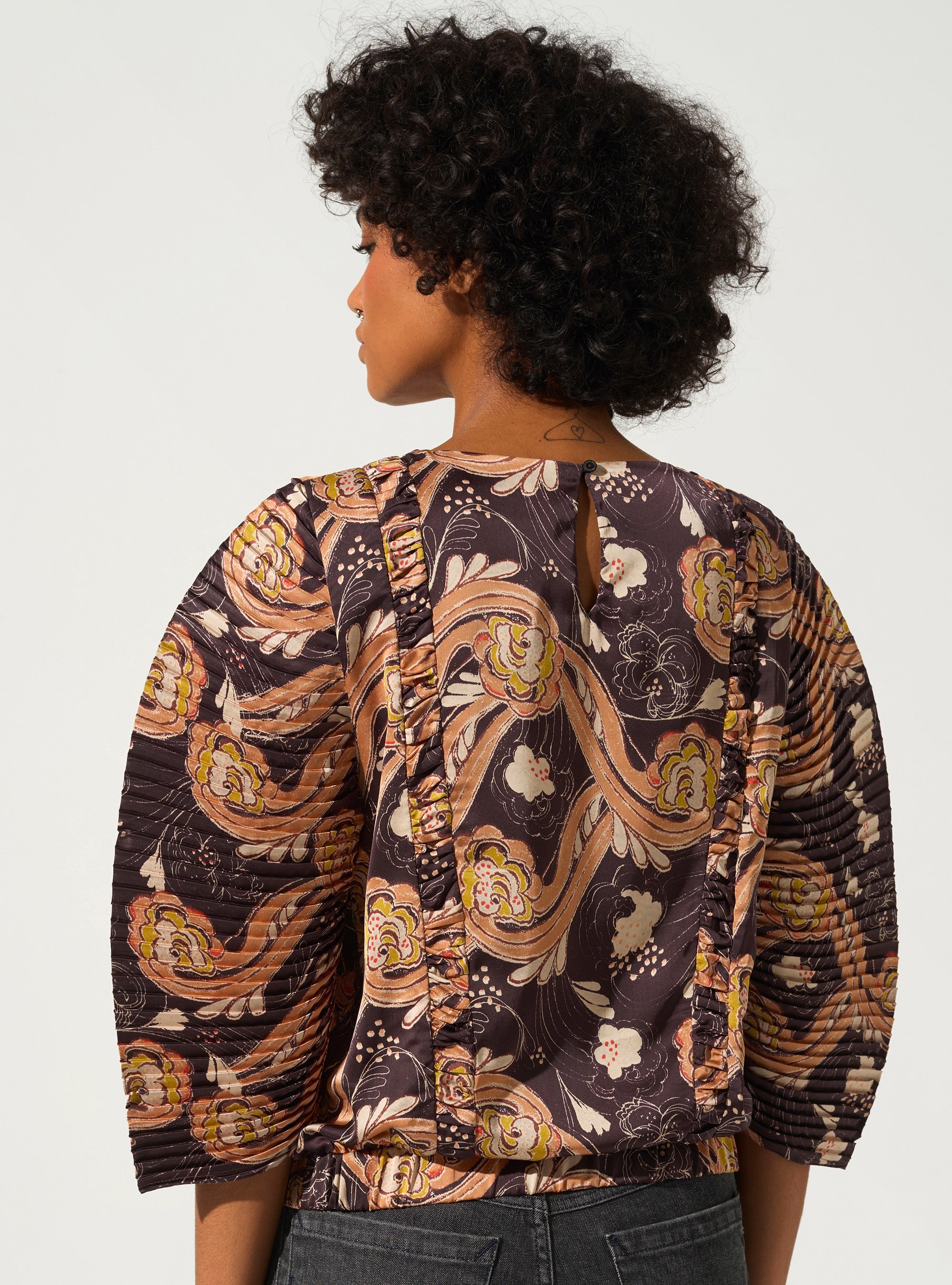 Blouse À Manches Ballons