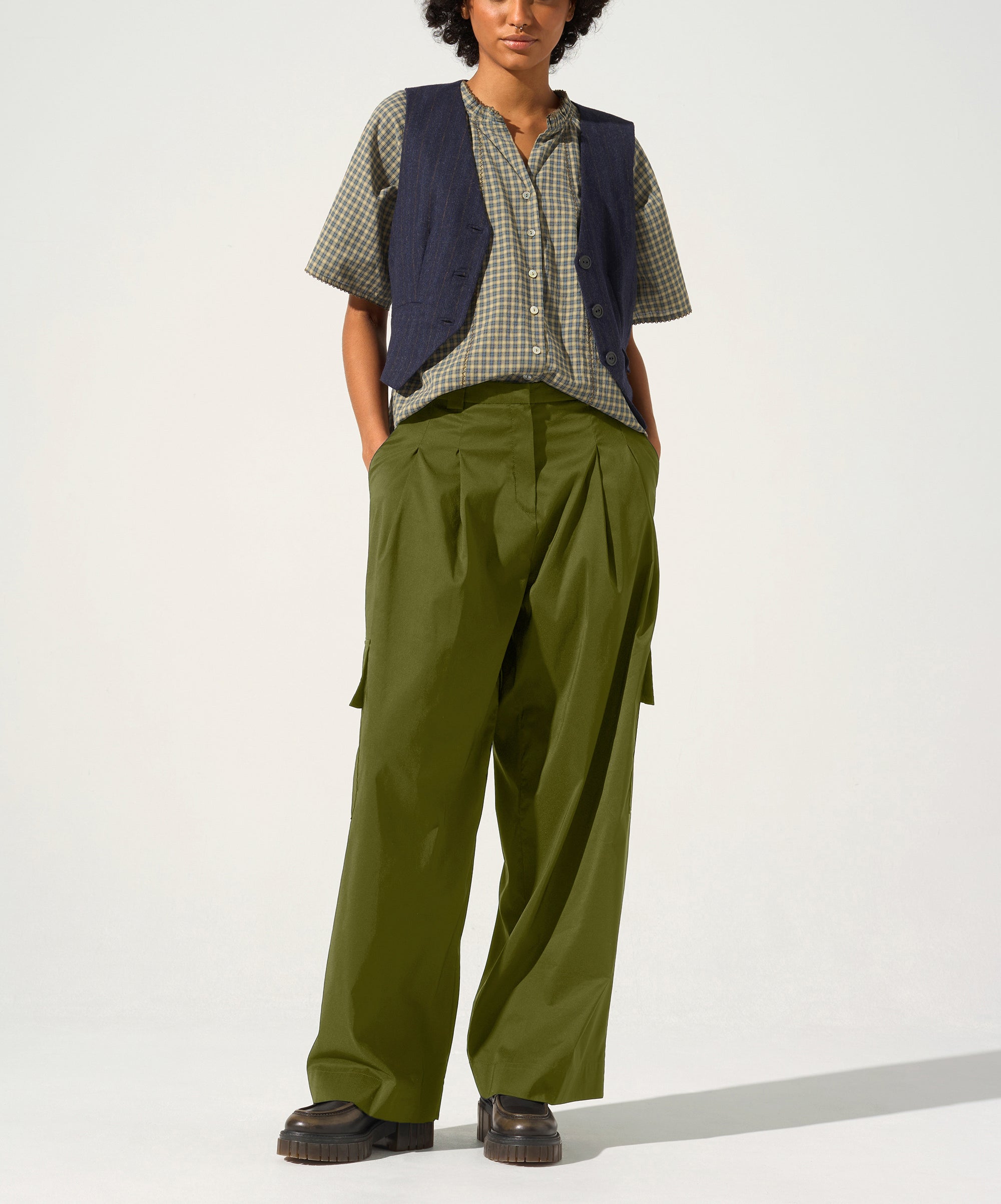 Hose mit weitem Bein