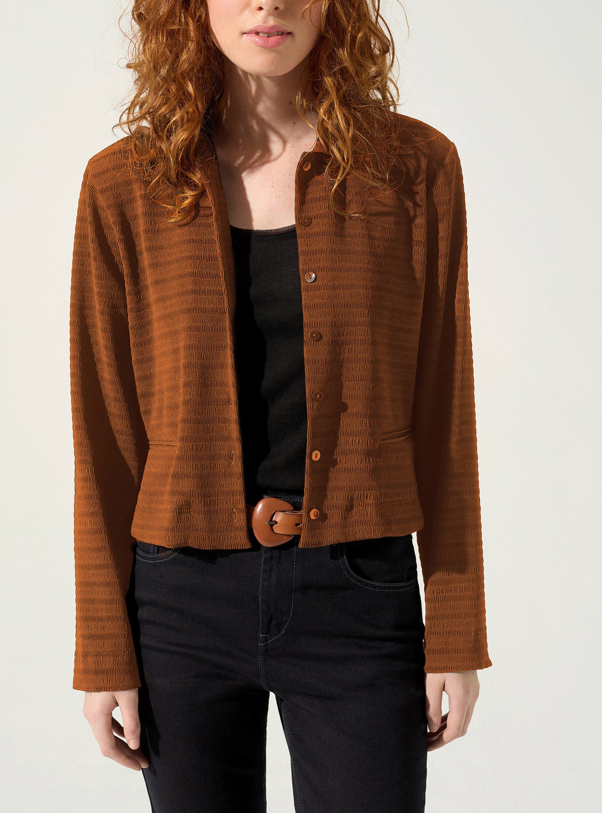 Quadratische Jacke