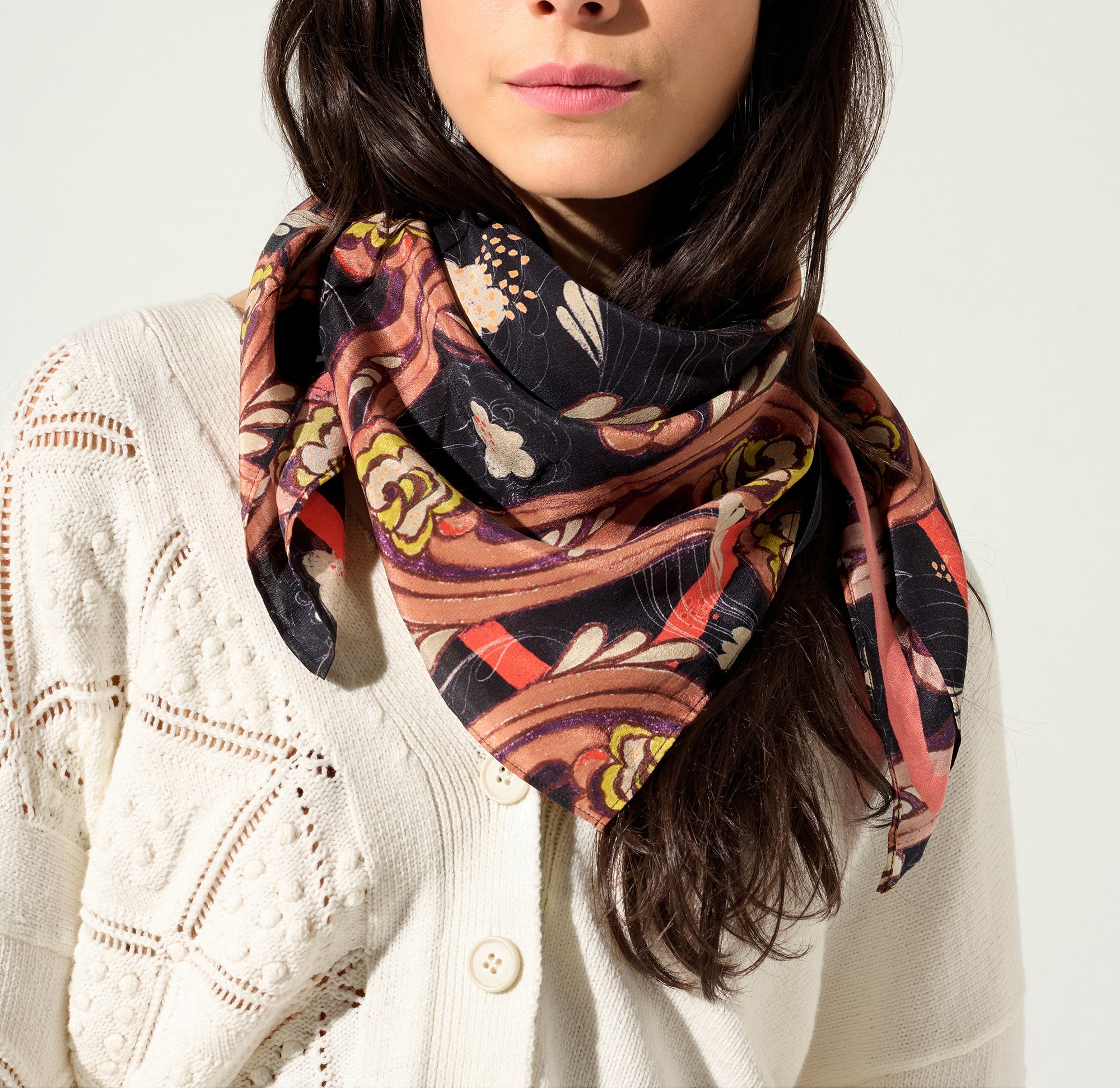 hemmed scarves