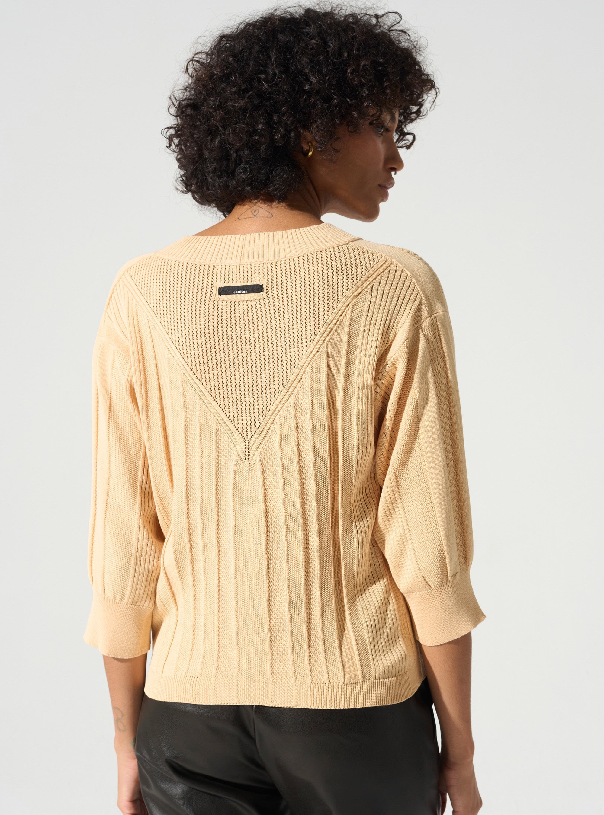 Pull manches 3/4 Cotélac