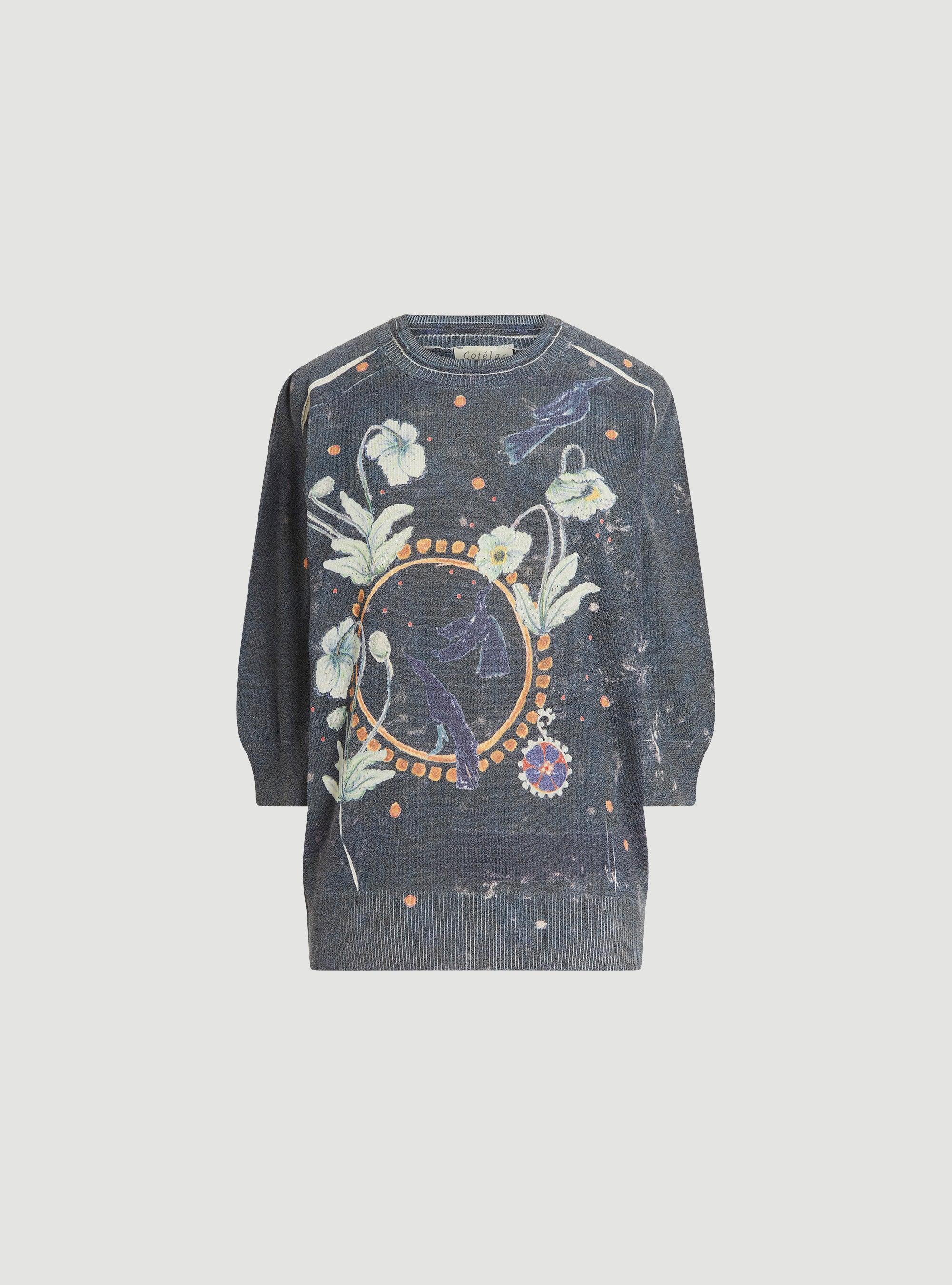 Short-sleeved sweater