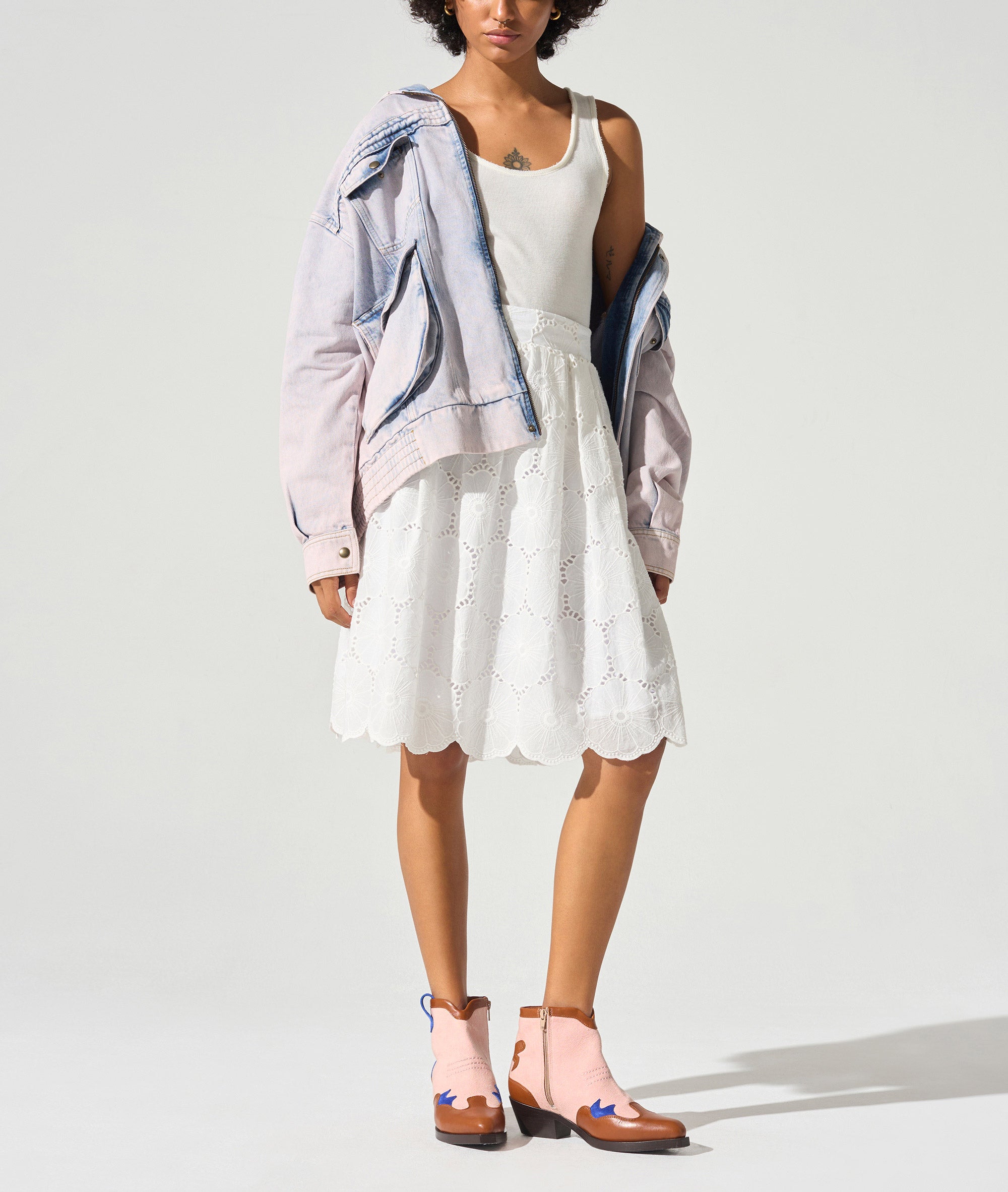 Jupon en guipure Cotélac