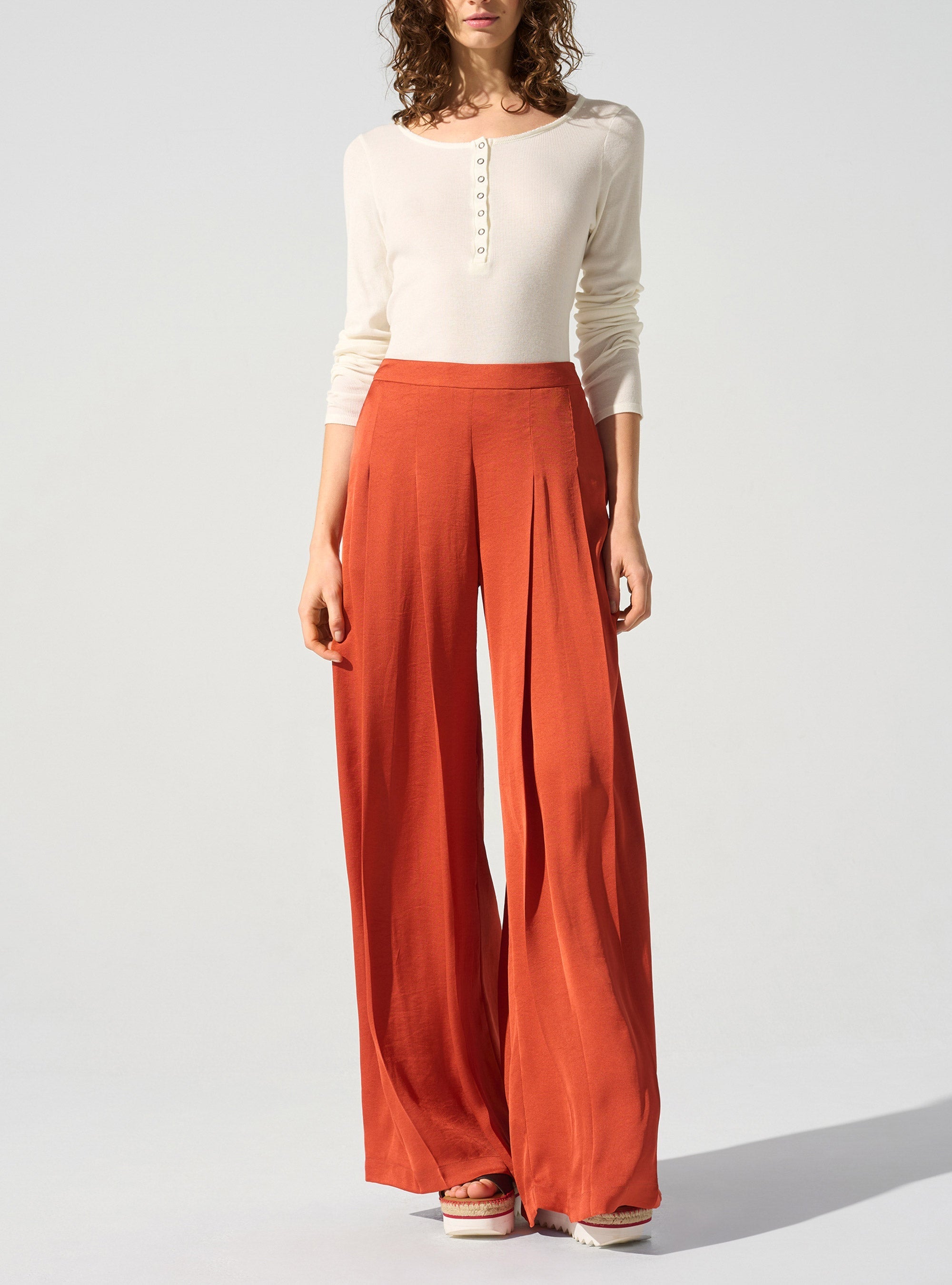 Pantalon large fluide Cotélac
