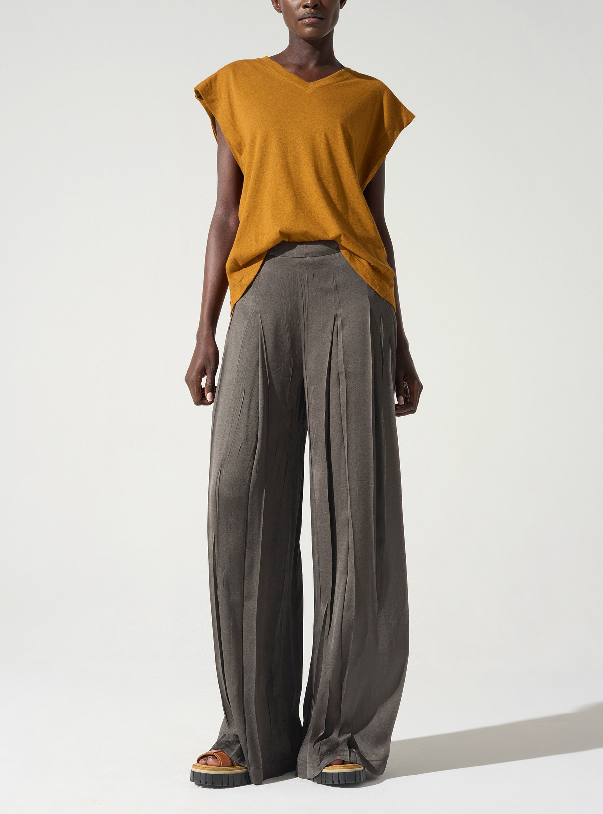 Pantalon large fluide Cotélac