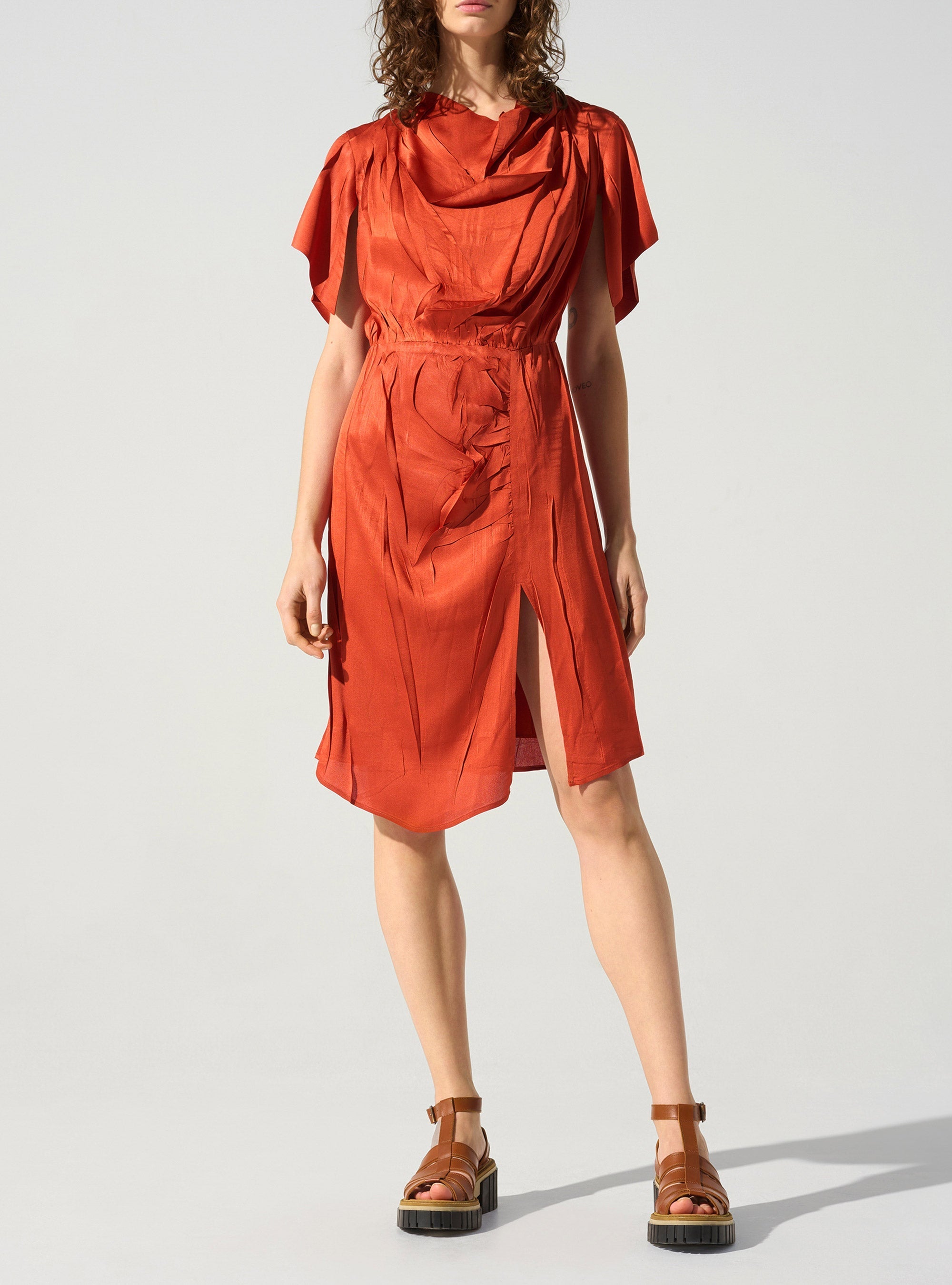 Robe manches fendues Cotélac