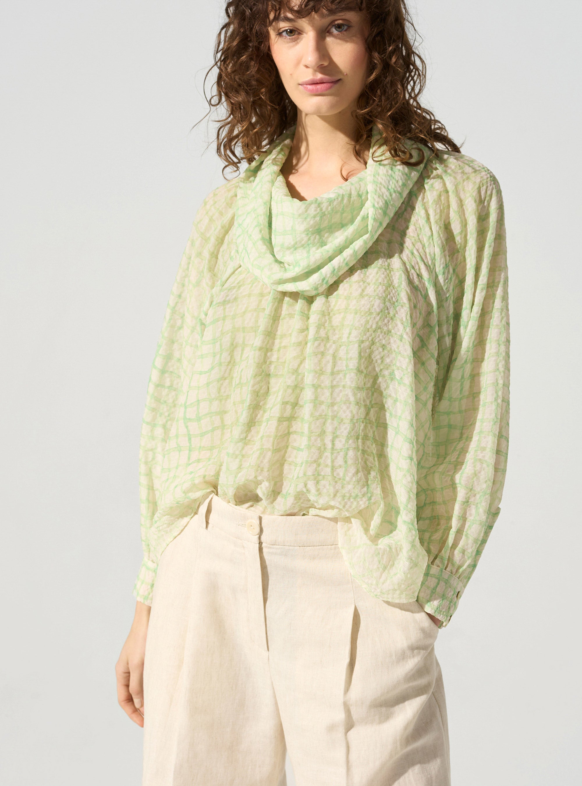 Blouse manches bouffantes Cotélac