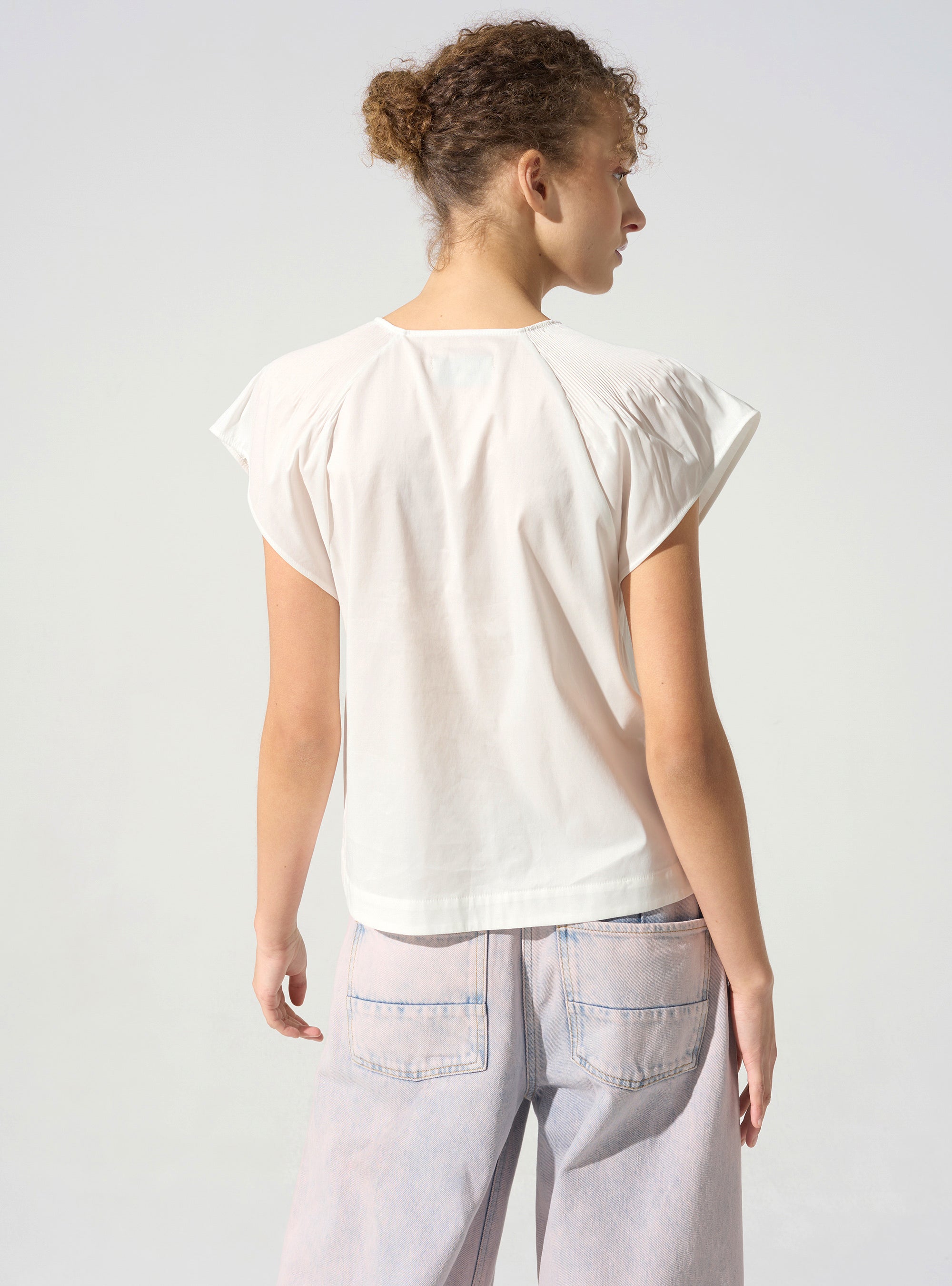 Blouse plissée cristal Cotélac