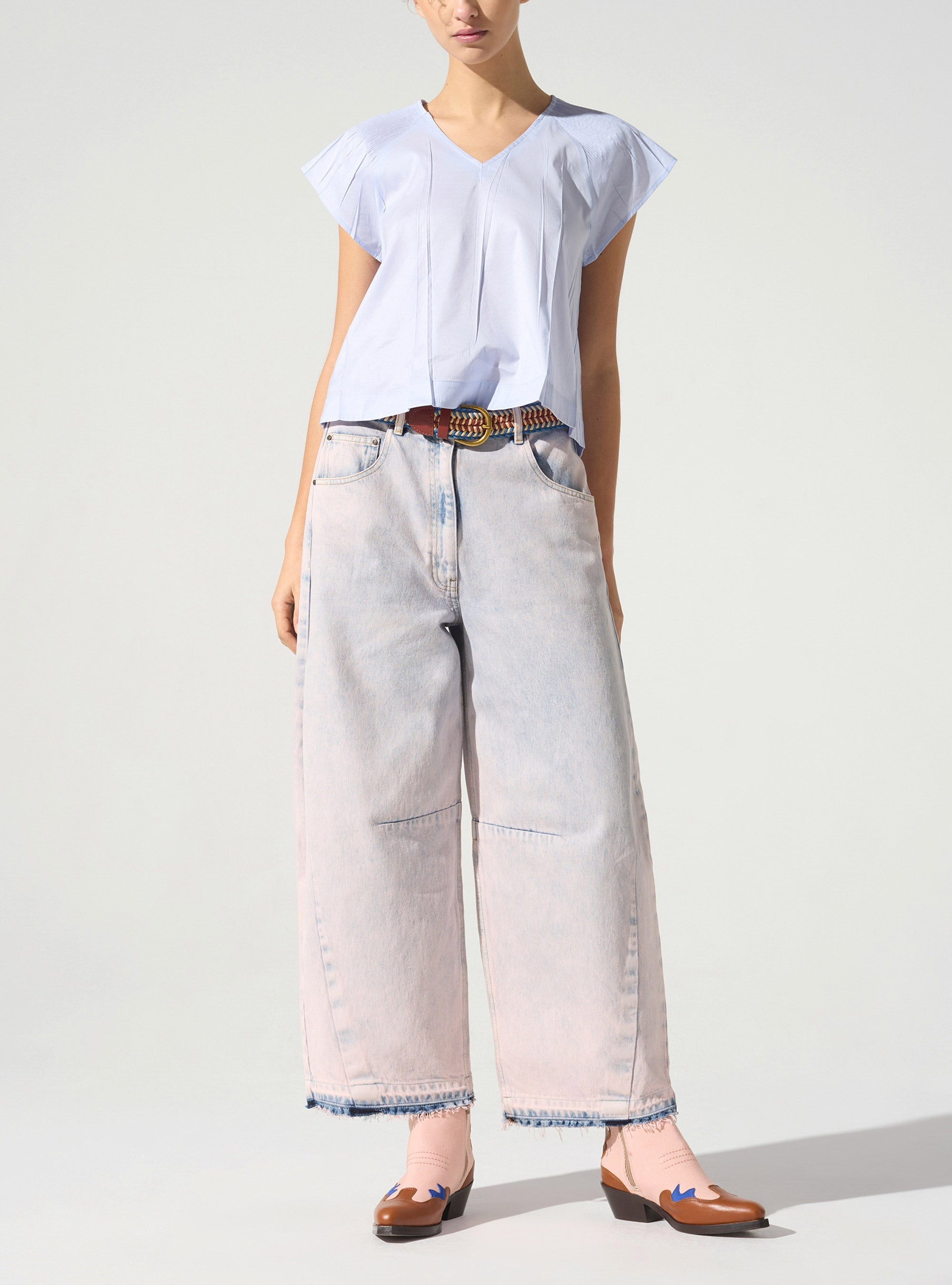 Blouse plissée cristal Cotélac