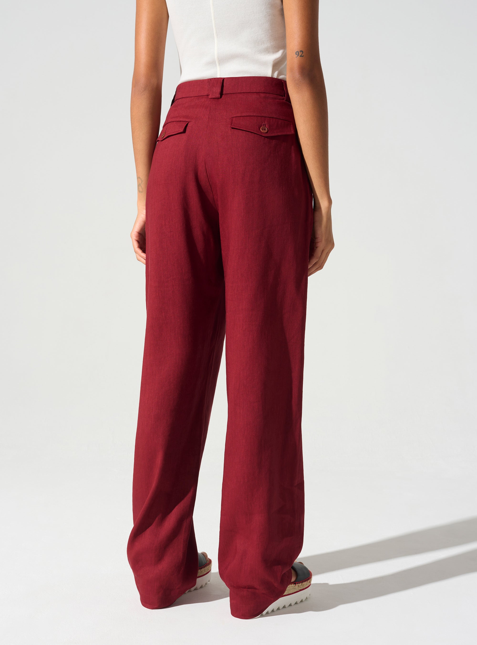 Pantalon large ceinture anglaise Cotélac