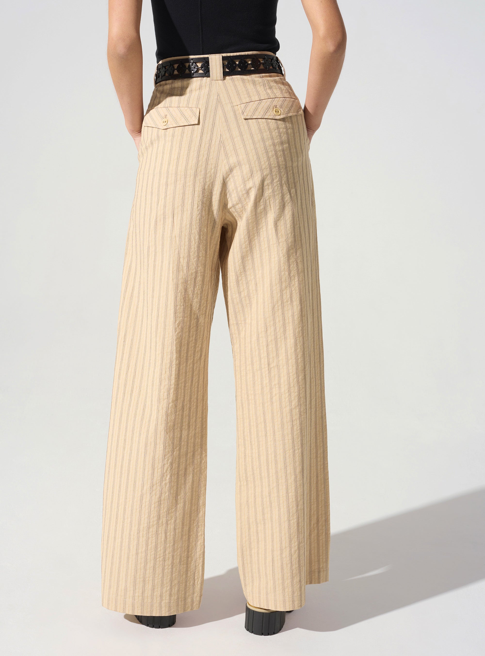 Pantalon large ceinture anglaise Cotélac