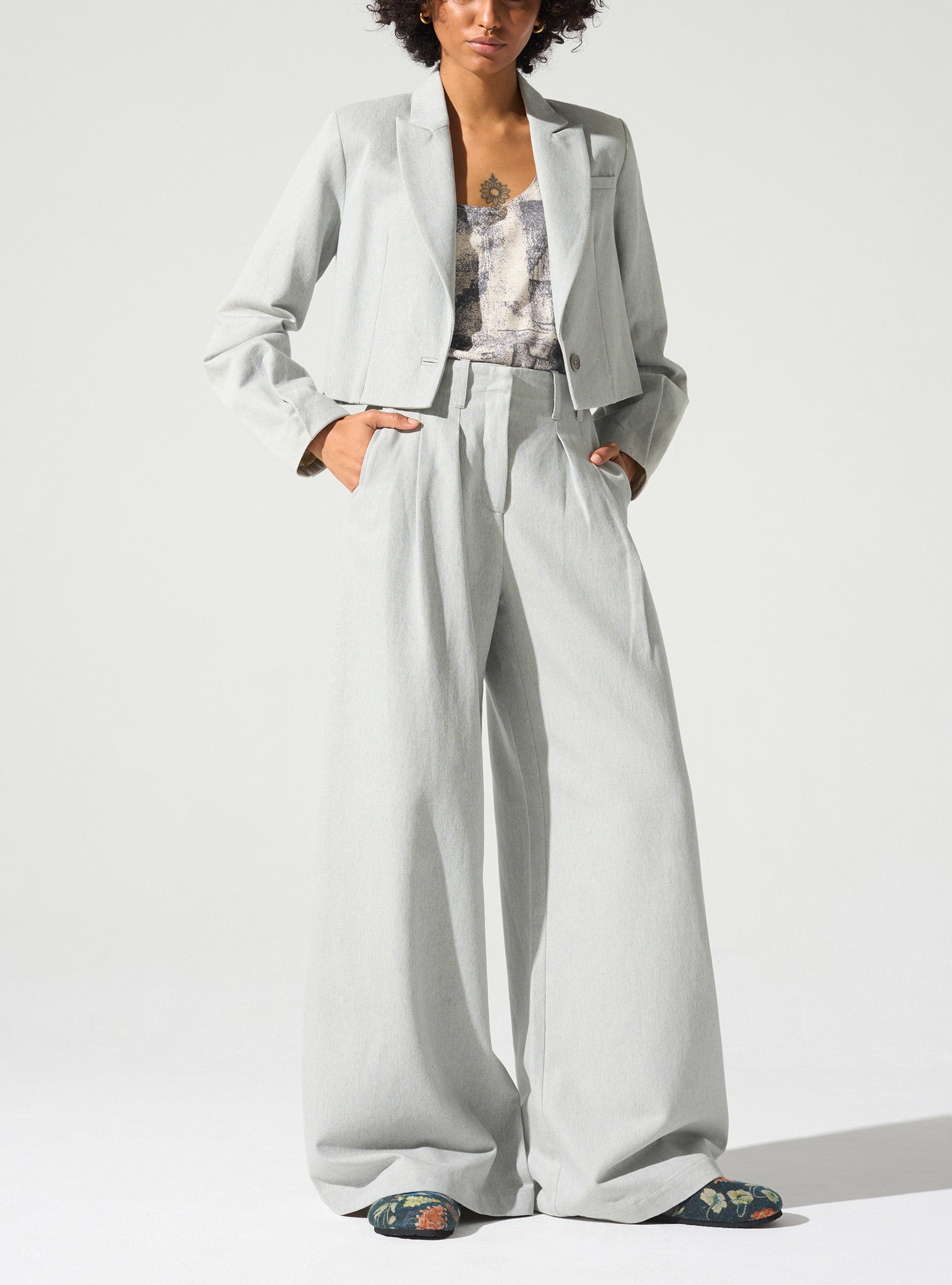 Veste tailleur courte Cotélac