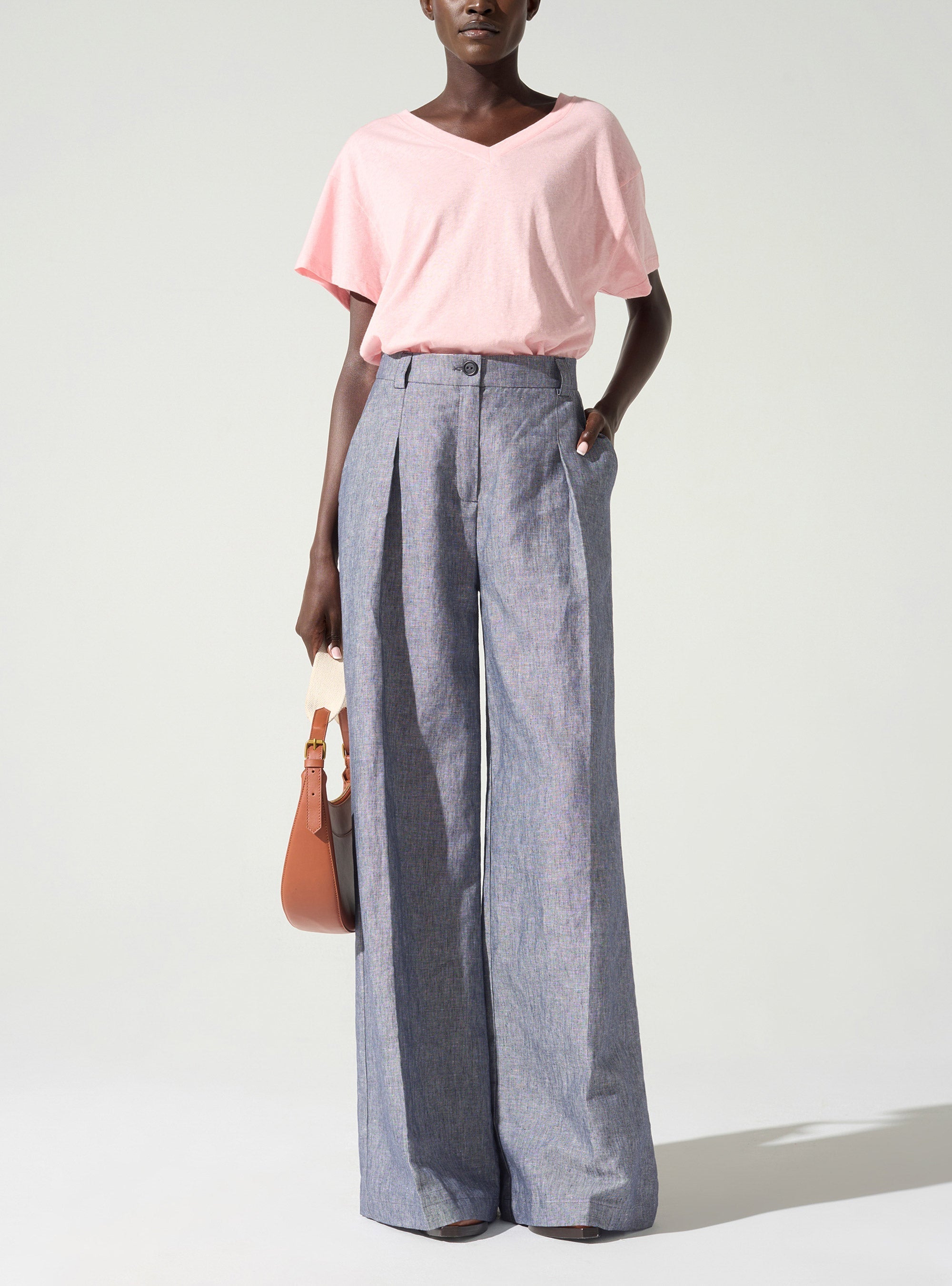 Pantalon large Cotélac