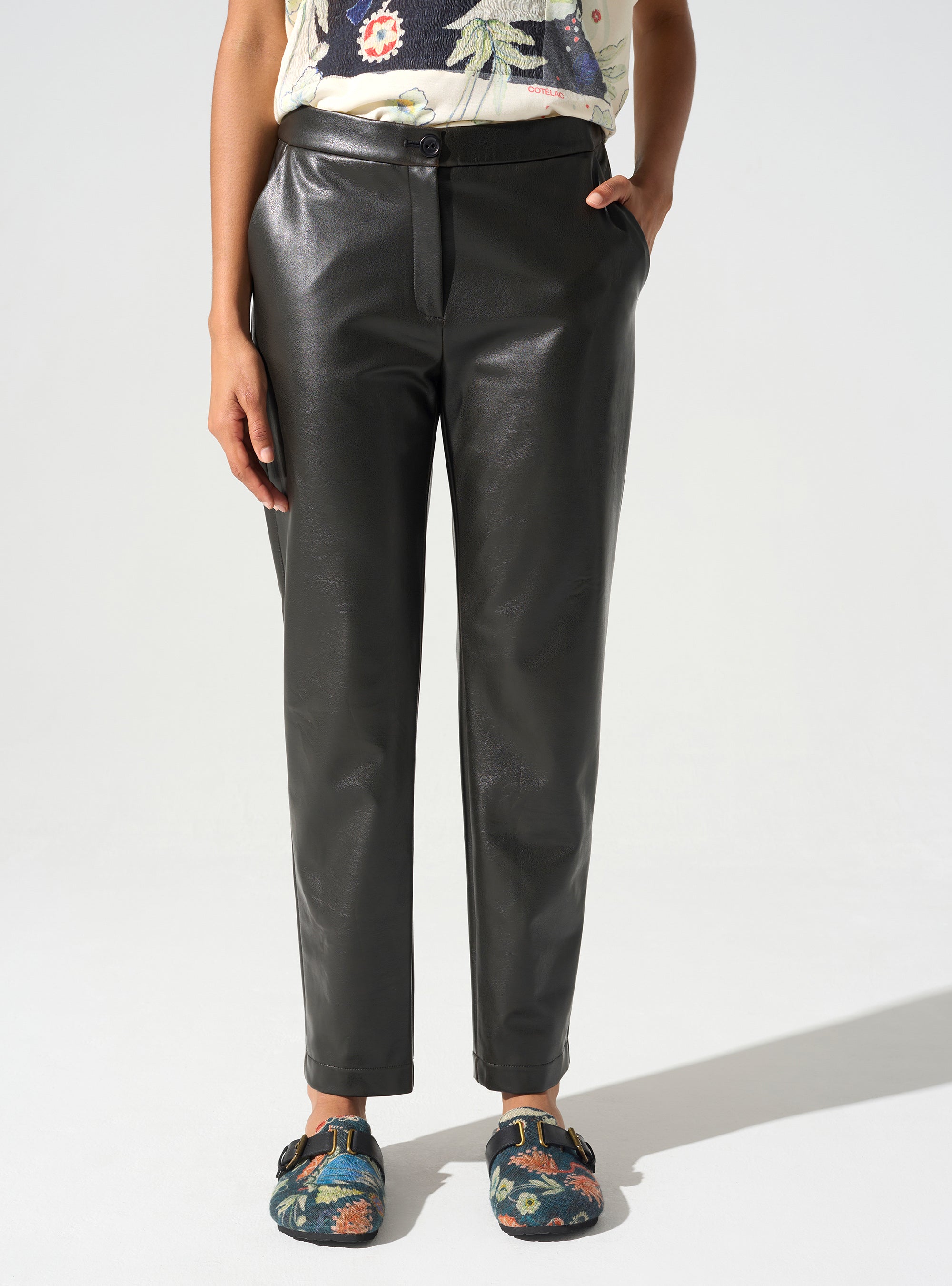 Pantalon droit 7/8 Cotélac
