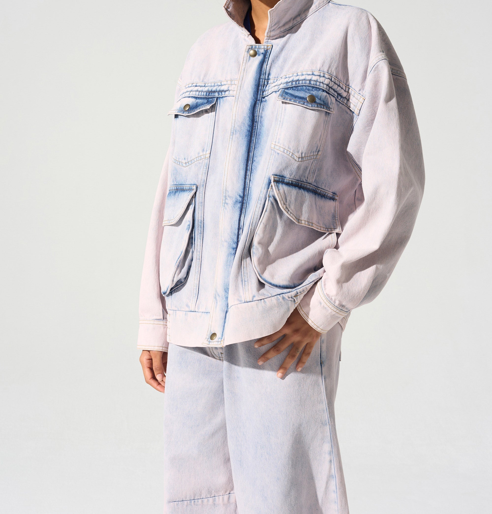 Blouson jean oversive Cotélac