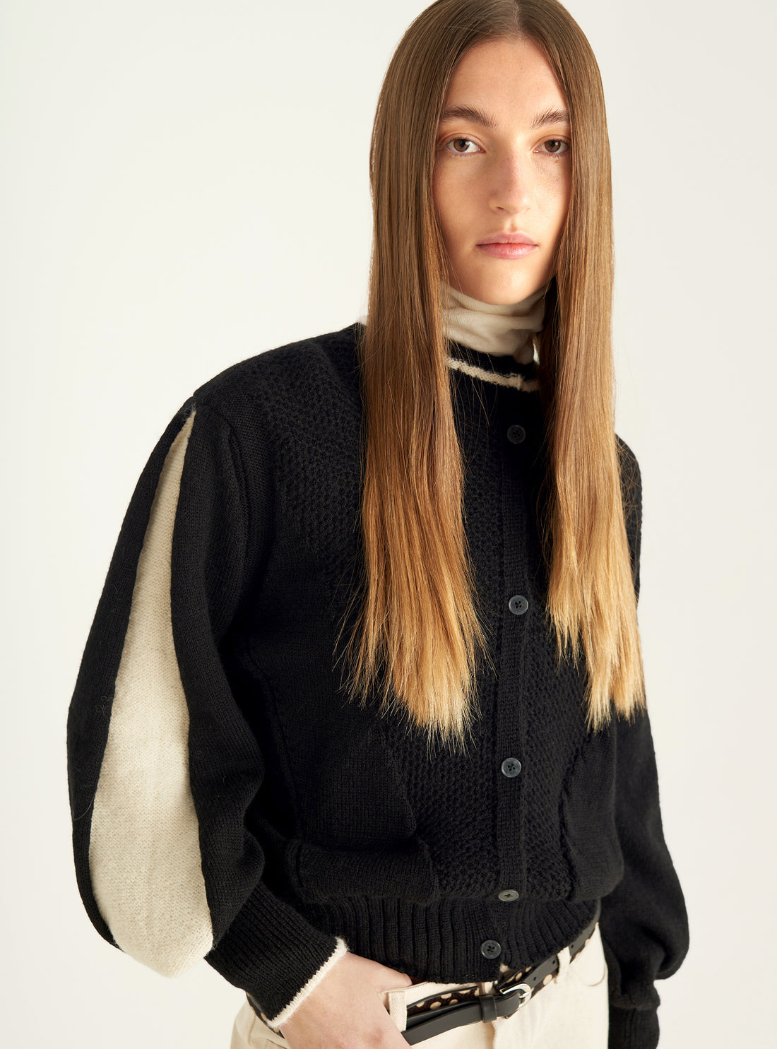 Cardigan façon bomber