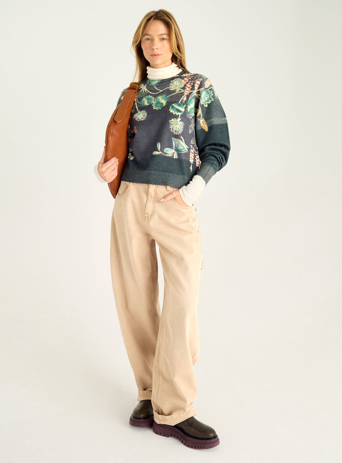 Aquarell sublimierter Pullover