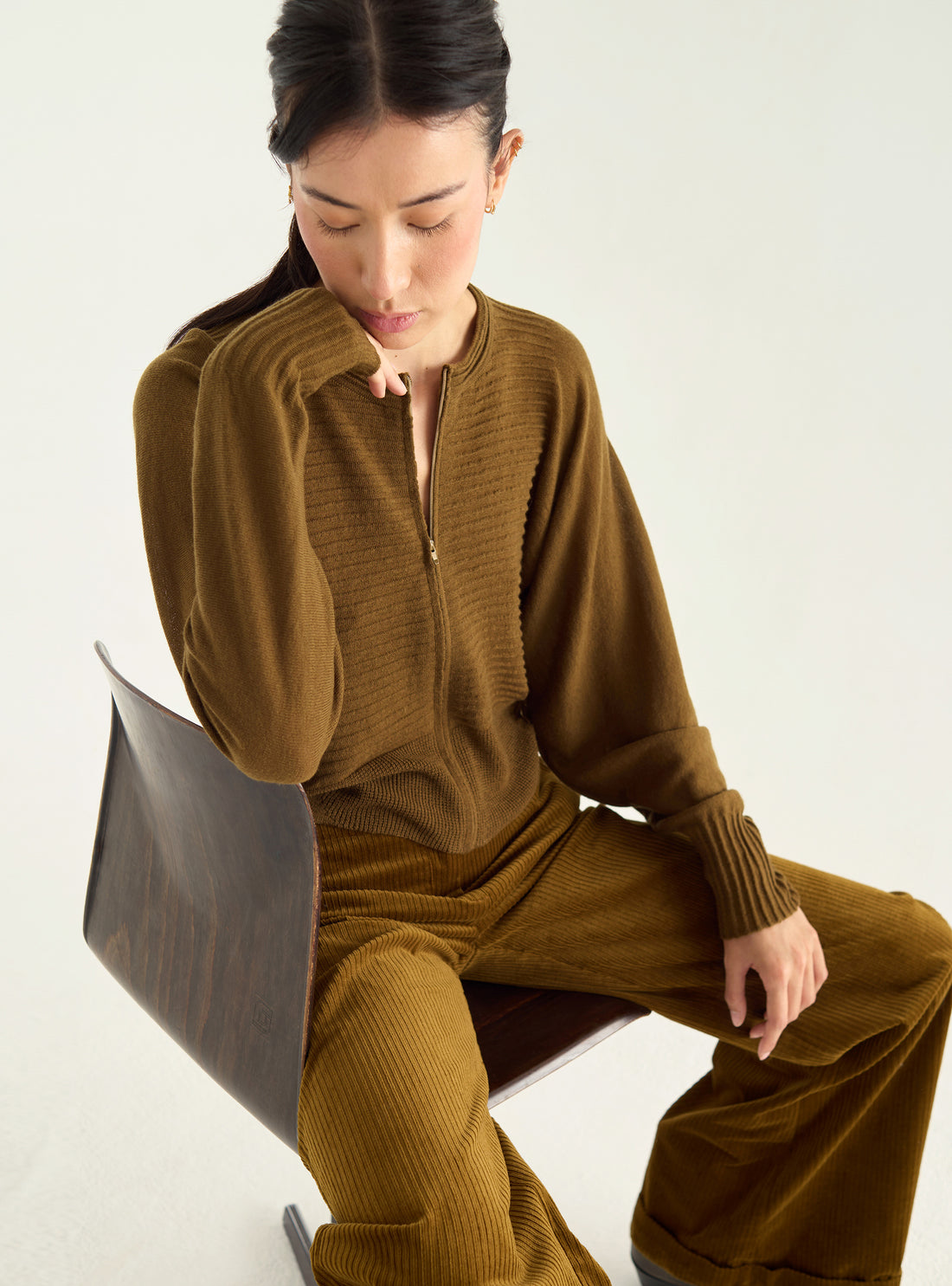 Cardigan en laine mérinos