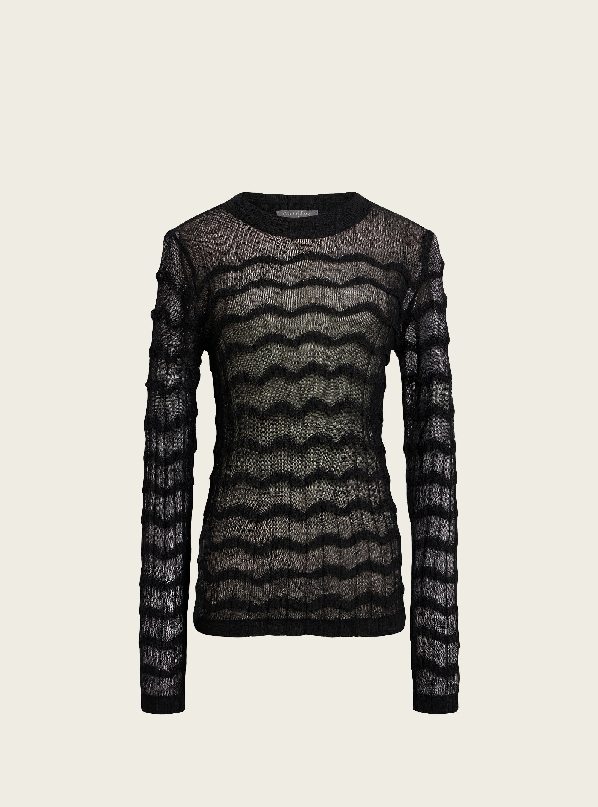 Pull en maille dentelle Cotélac