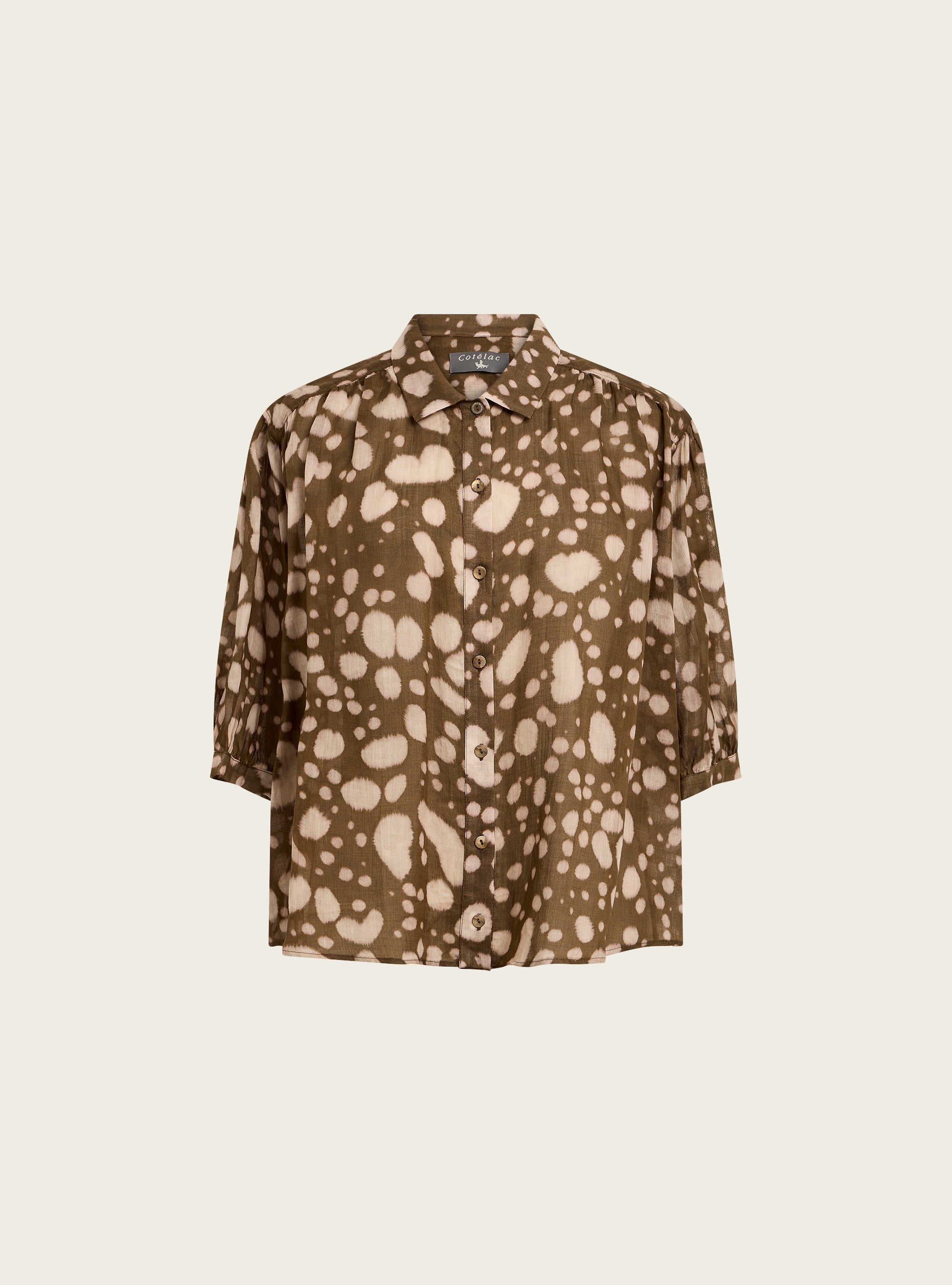 Chemise à manches ballon Cotélac