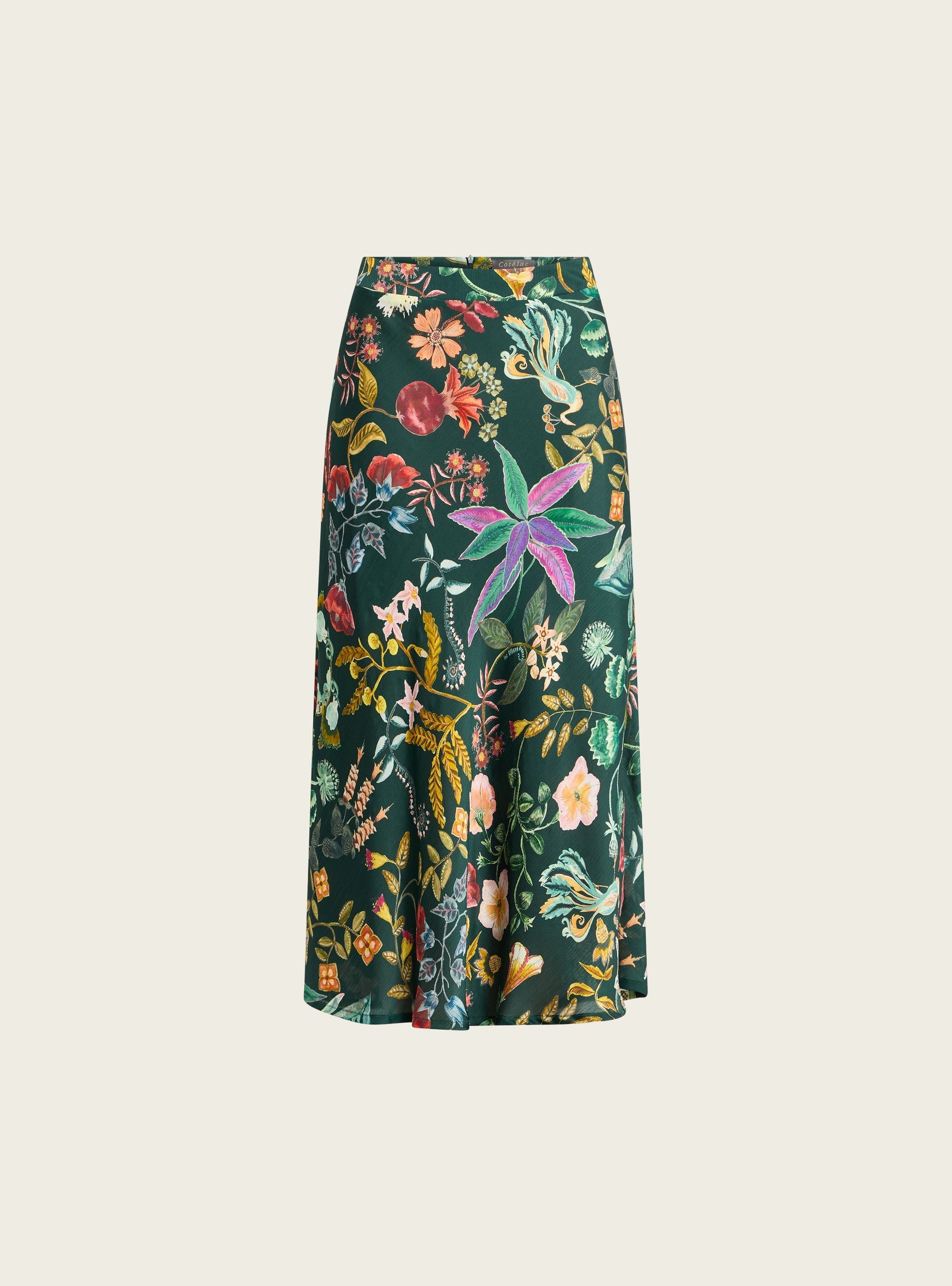 Jupe midi satinée Cotélac