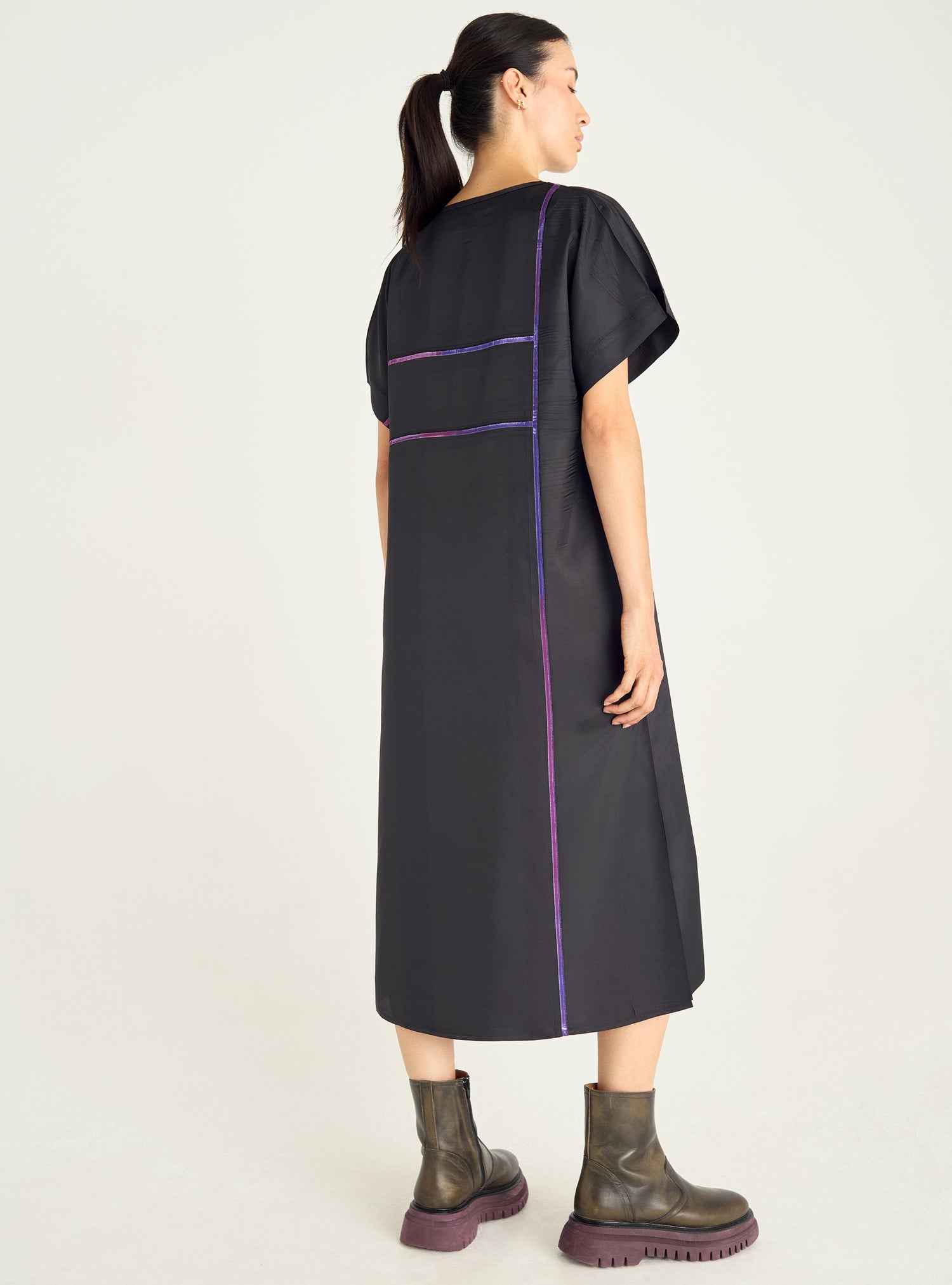 Robe graphique longue