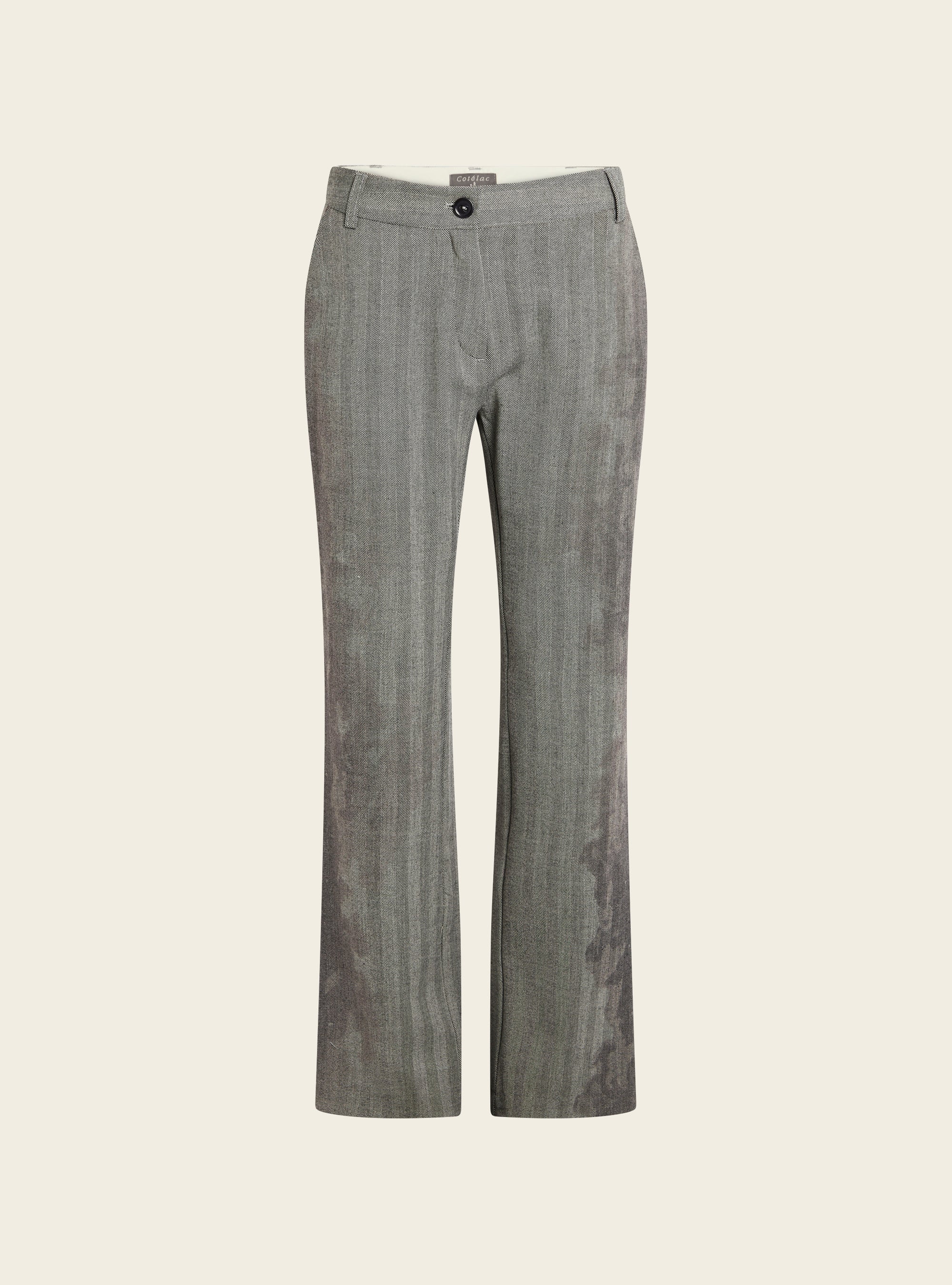 Pantalon droit flare Cotélac