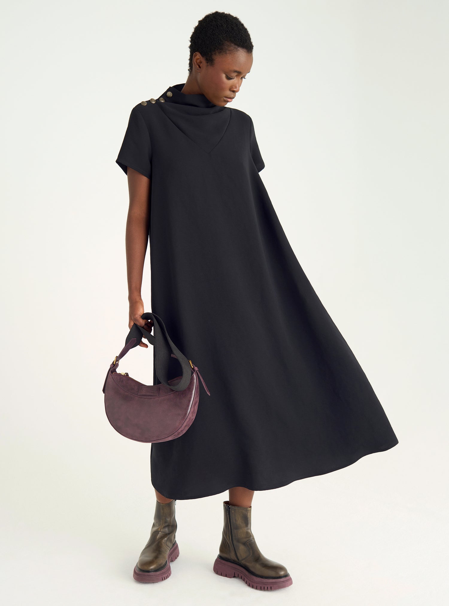 Long structured dress