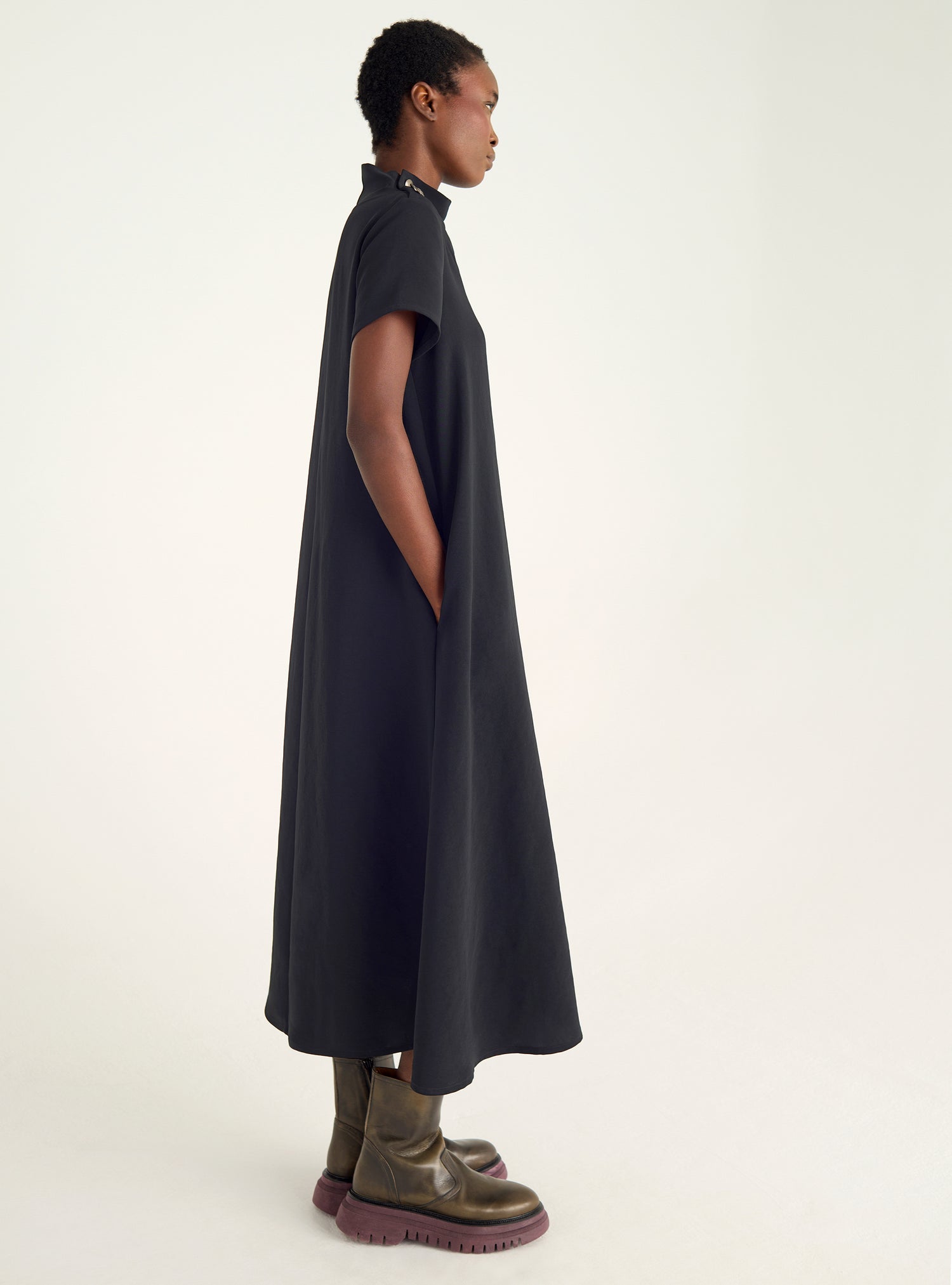 Long structured dress