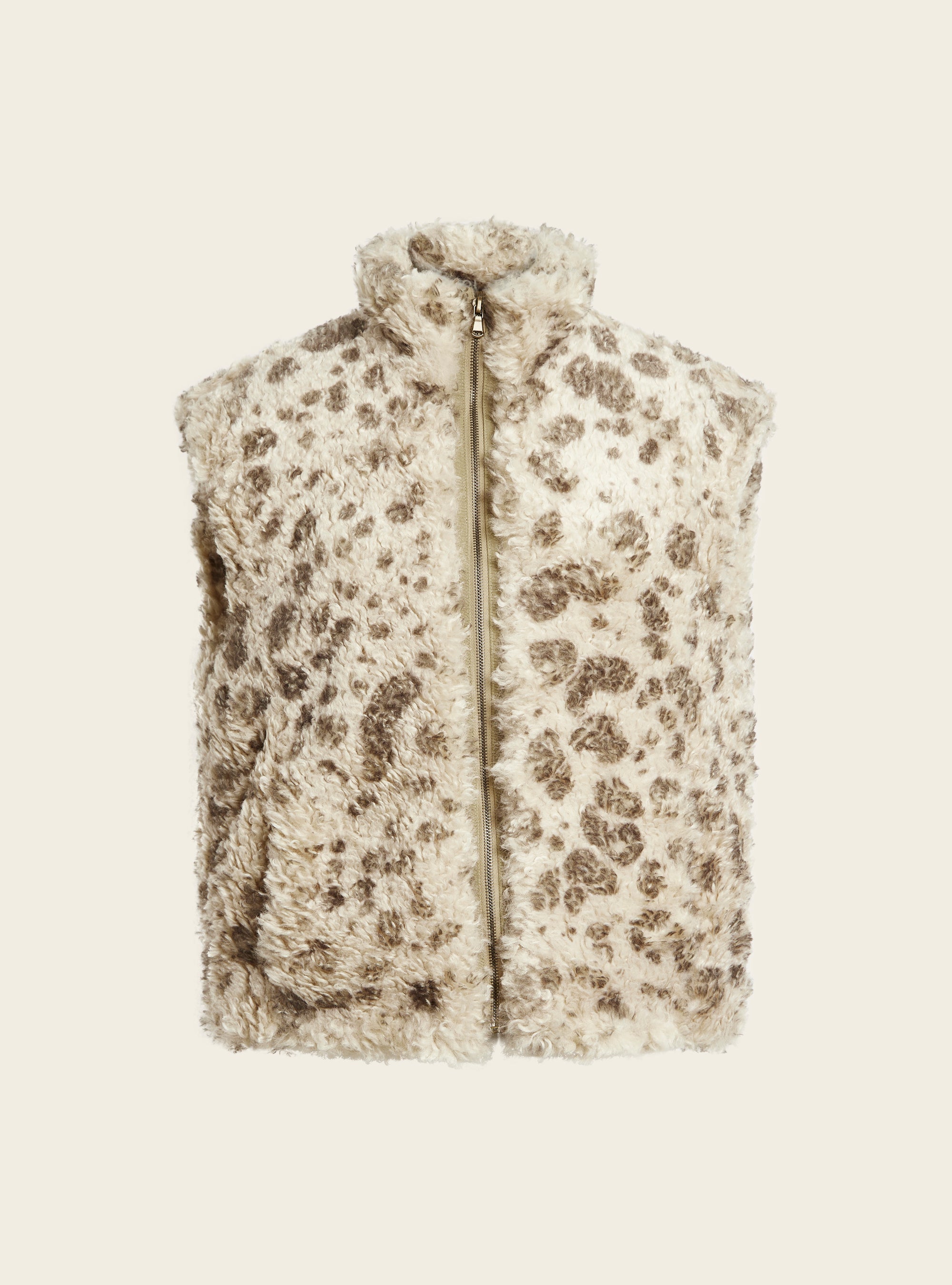 Gilet sans manches en fausse fourrure Cotélac