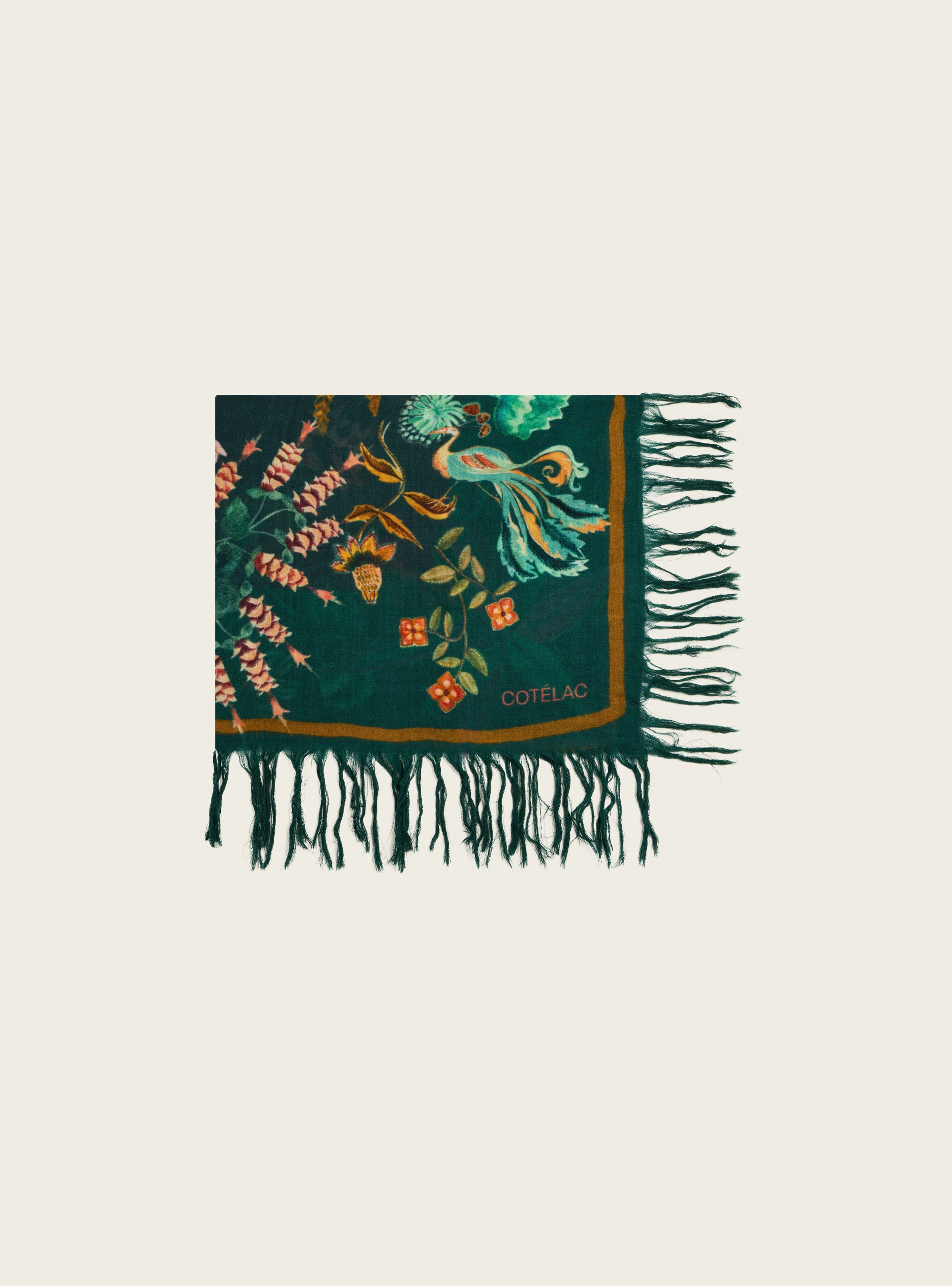 Foulard en laine imprimé exclusif “Bar Rock”