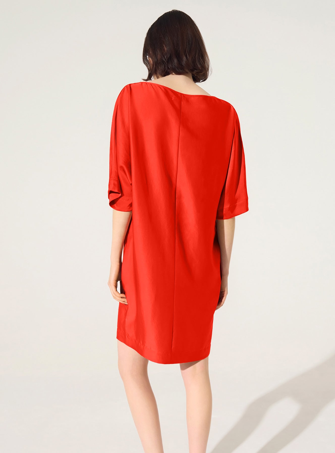 Robe ample rouge Cotélac