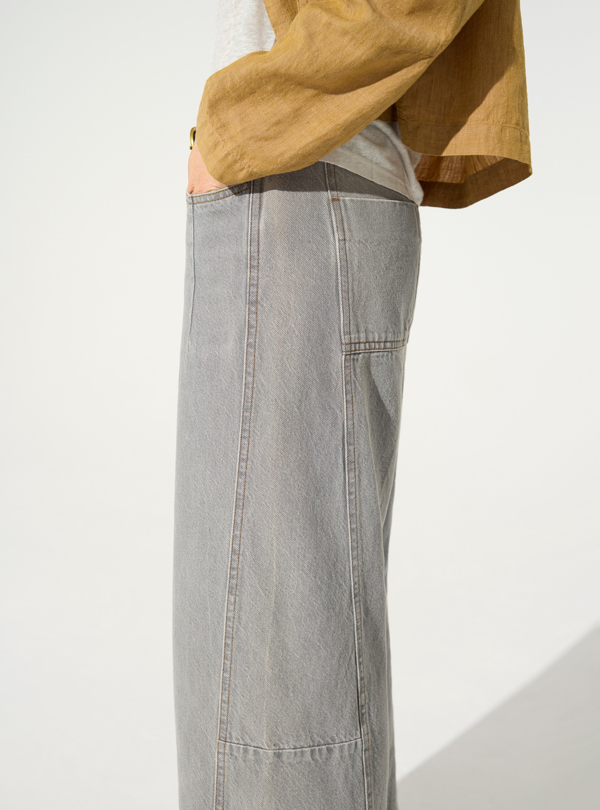 schwarze Baumwolljeans