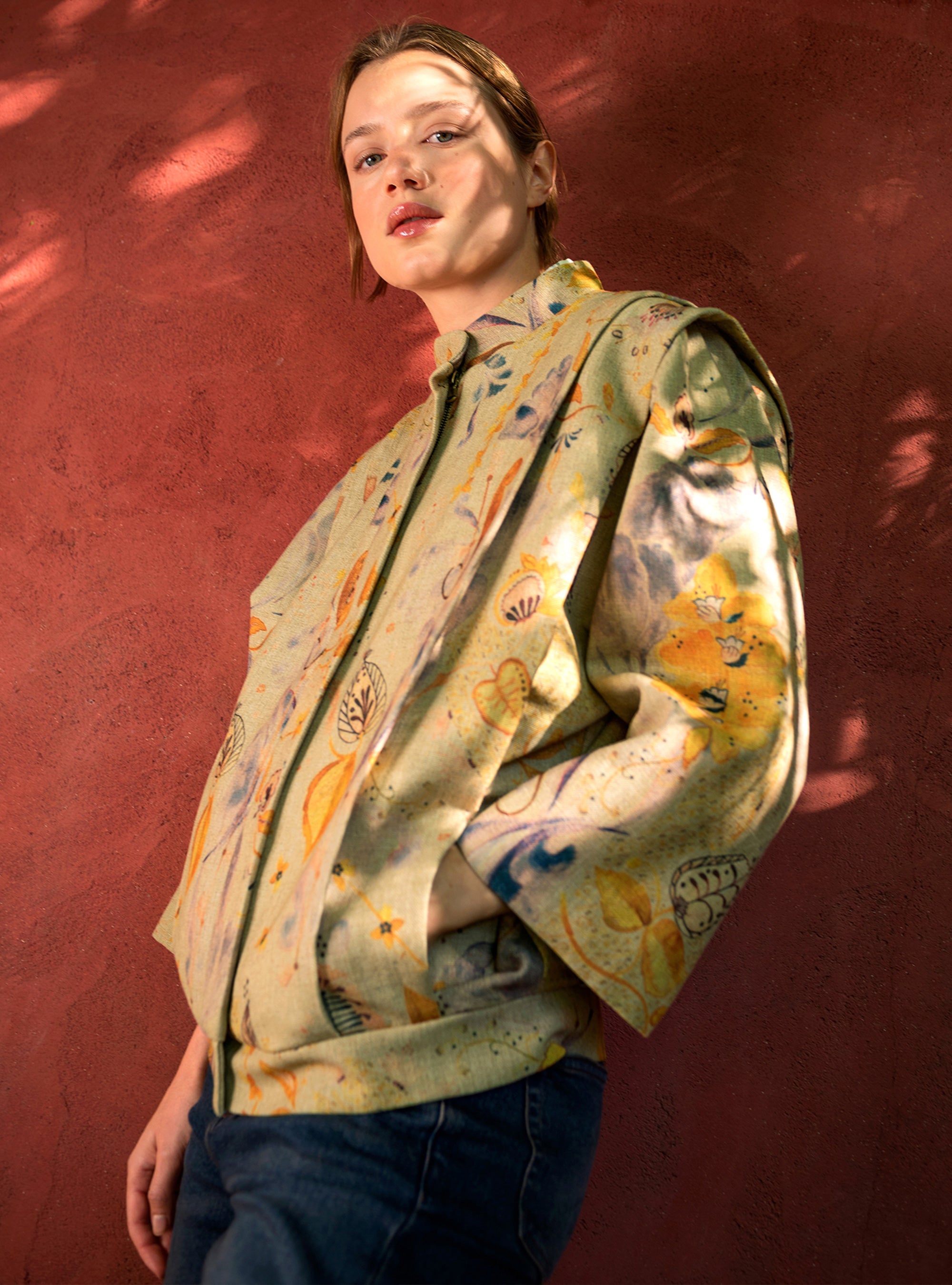 Blouson sublimé marron Cotélac