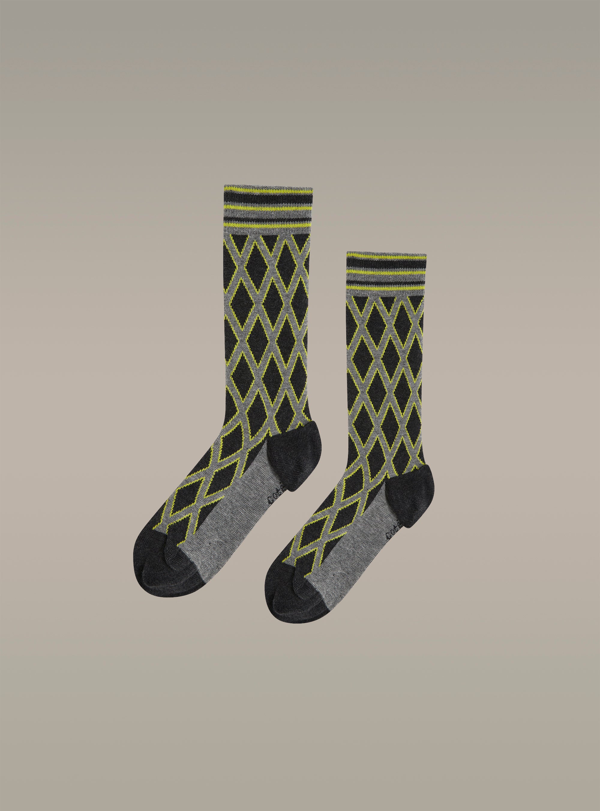 Grüne Karosocken